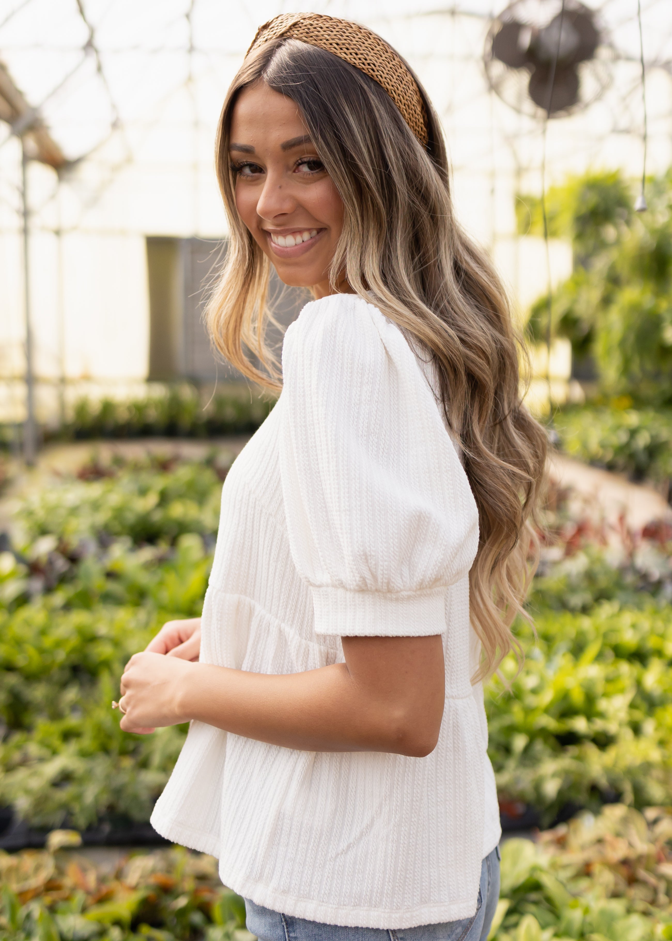 Faith Ivory Top