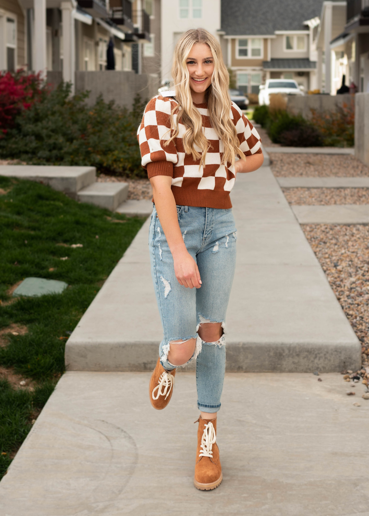 Faris Camel Sweater