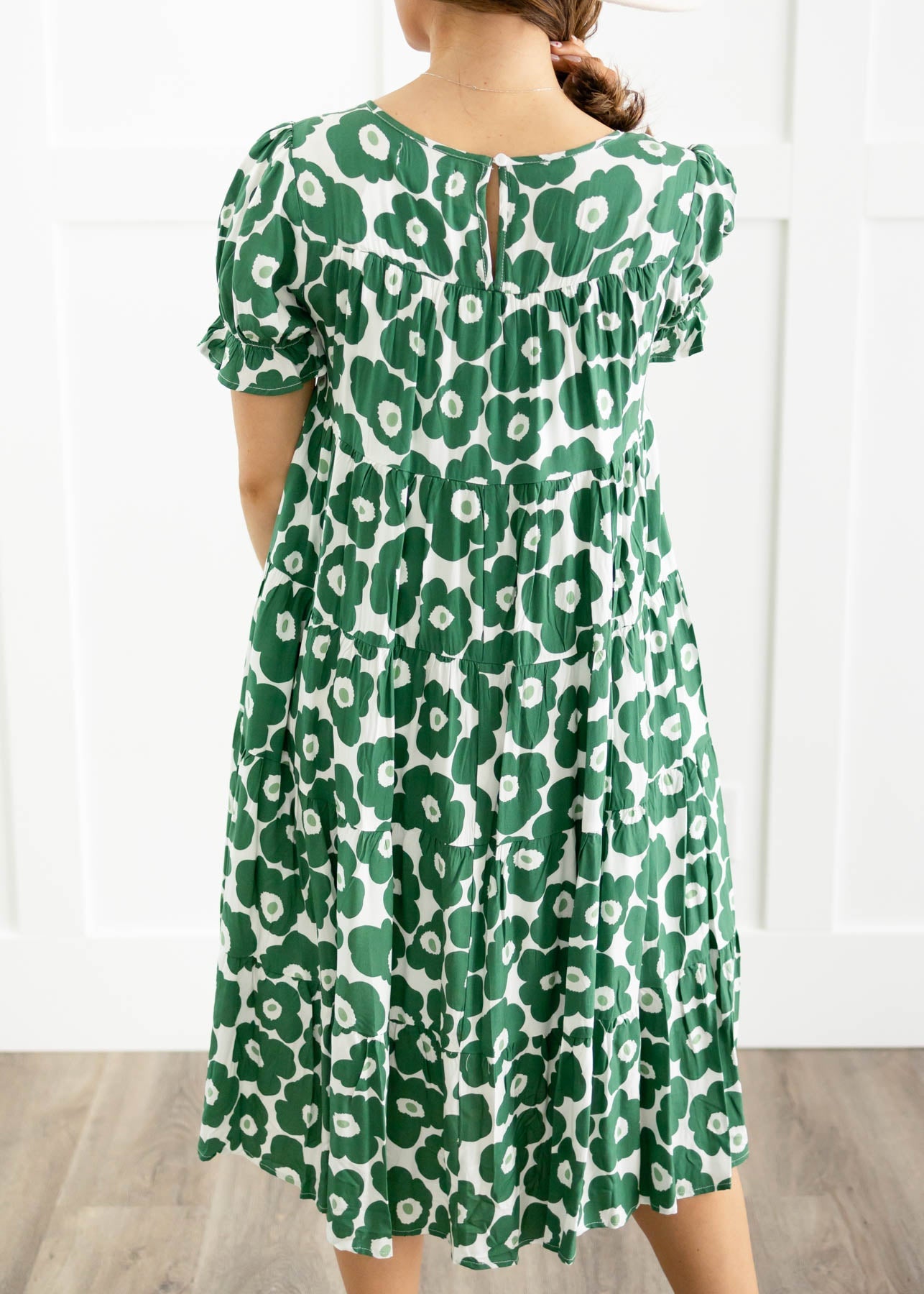 Piper Green Floral Dress