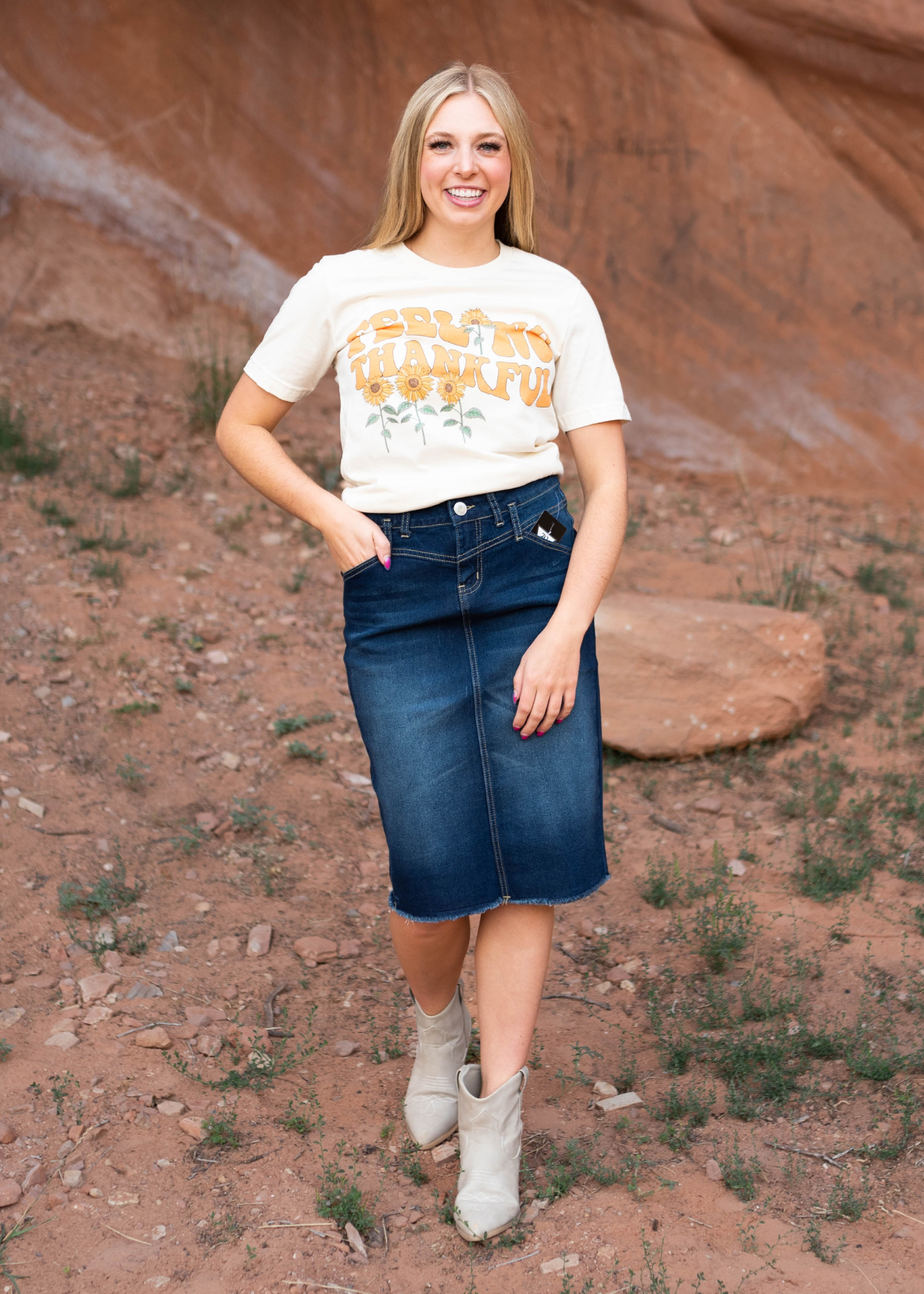 Feeling Thankful Ivory Tee