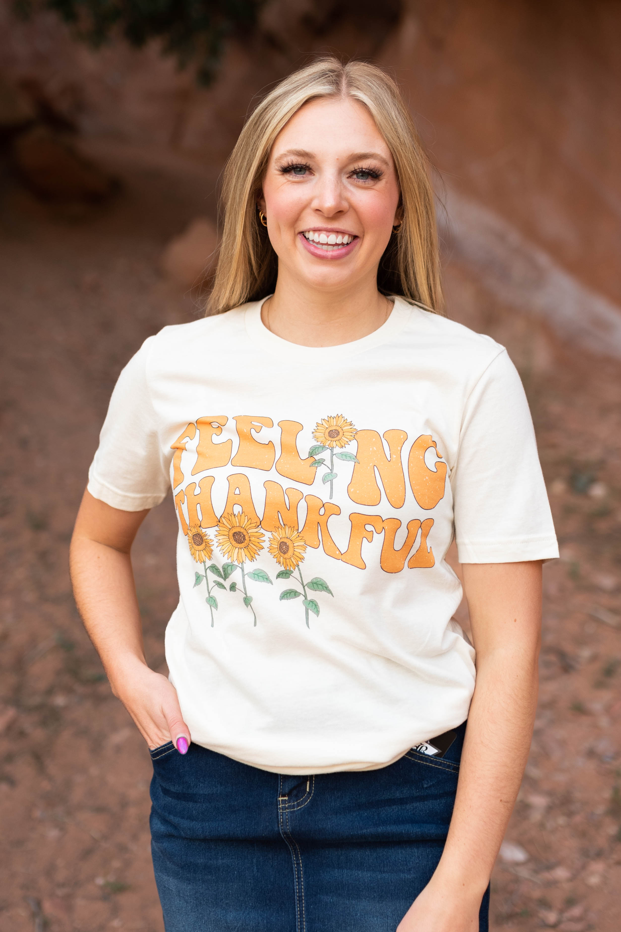 Feeling Thankful Ivory Tee