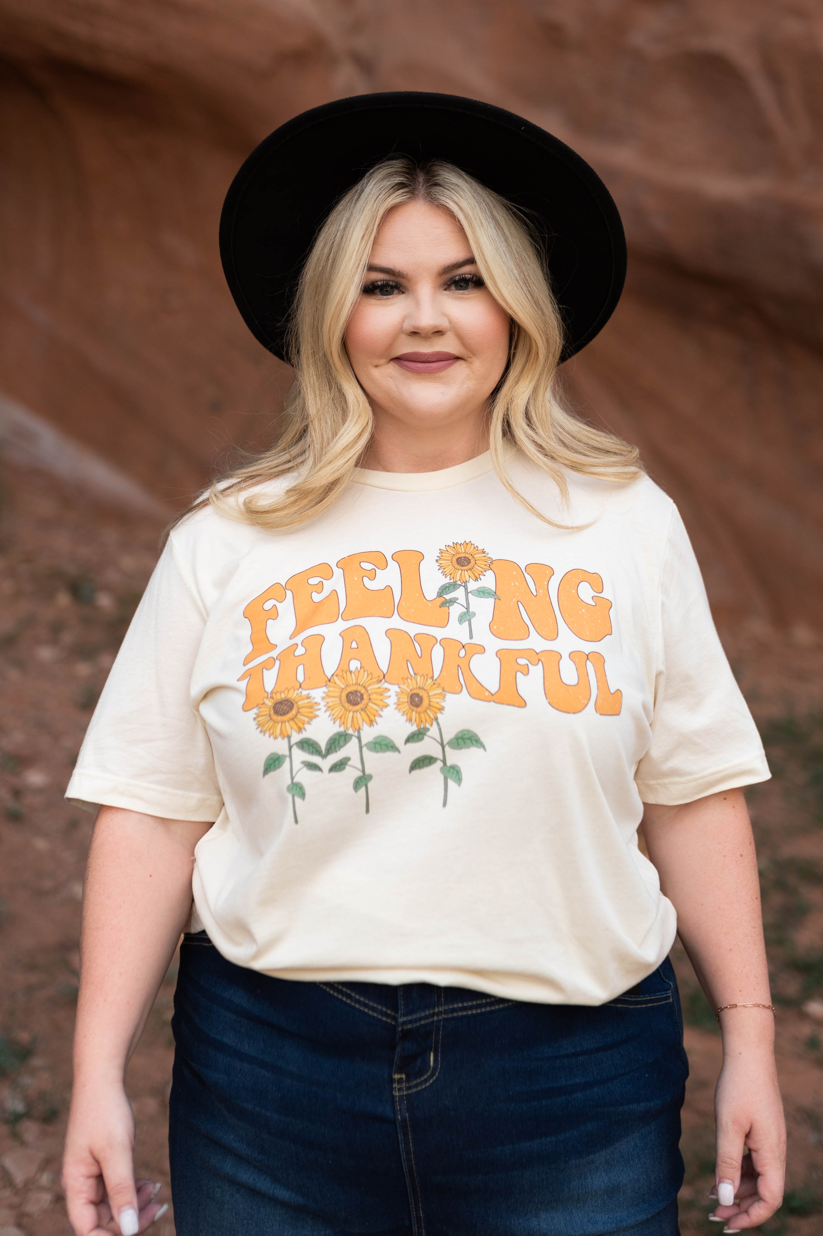 Feeling Thankful Ivory Tee