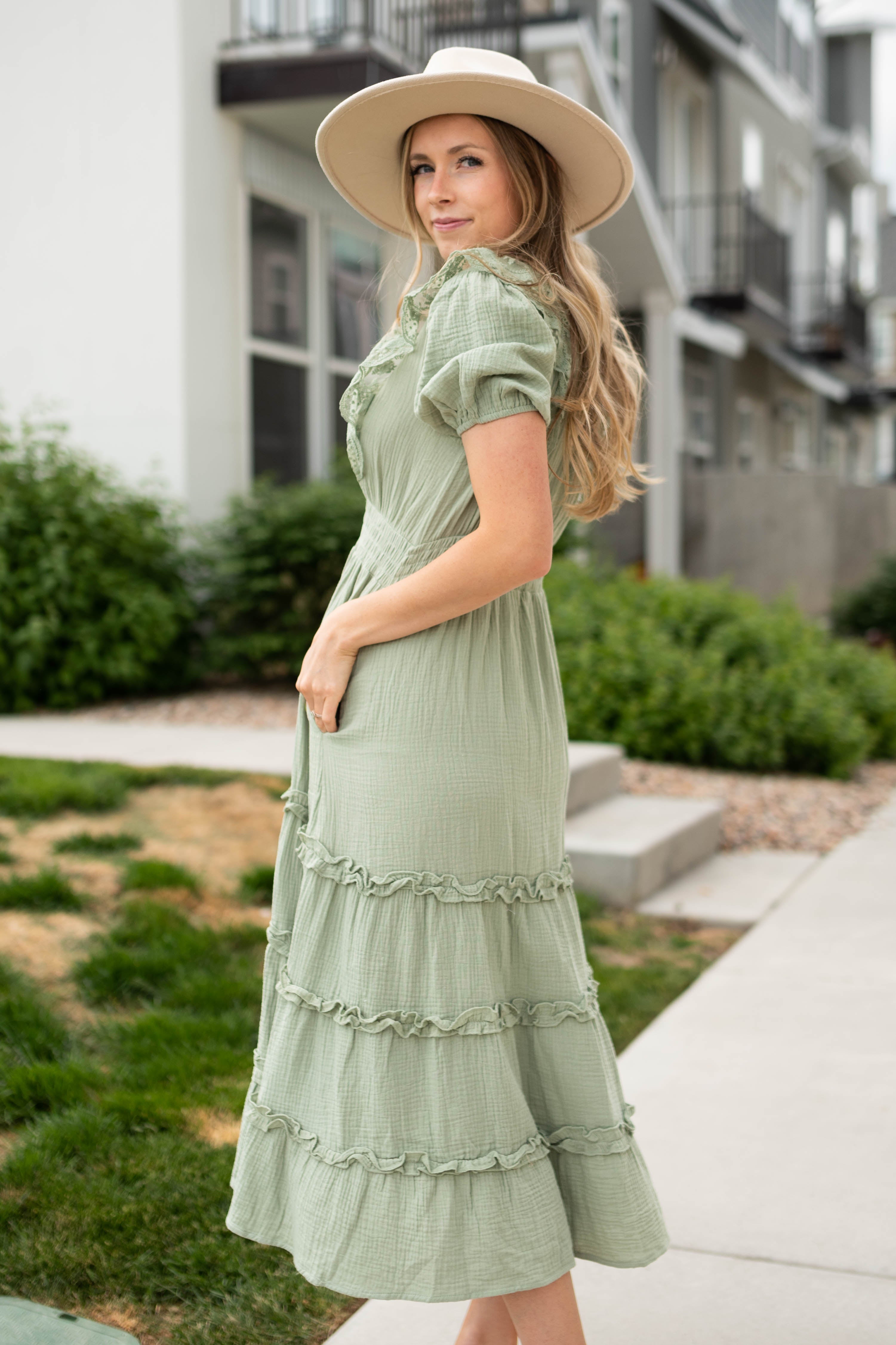 Felicity Sage Dress