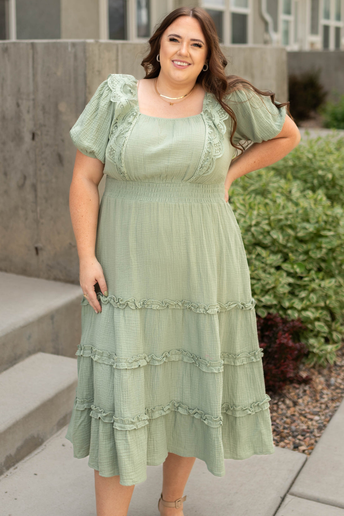 Felicity Sage Dress