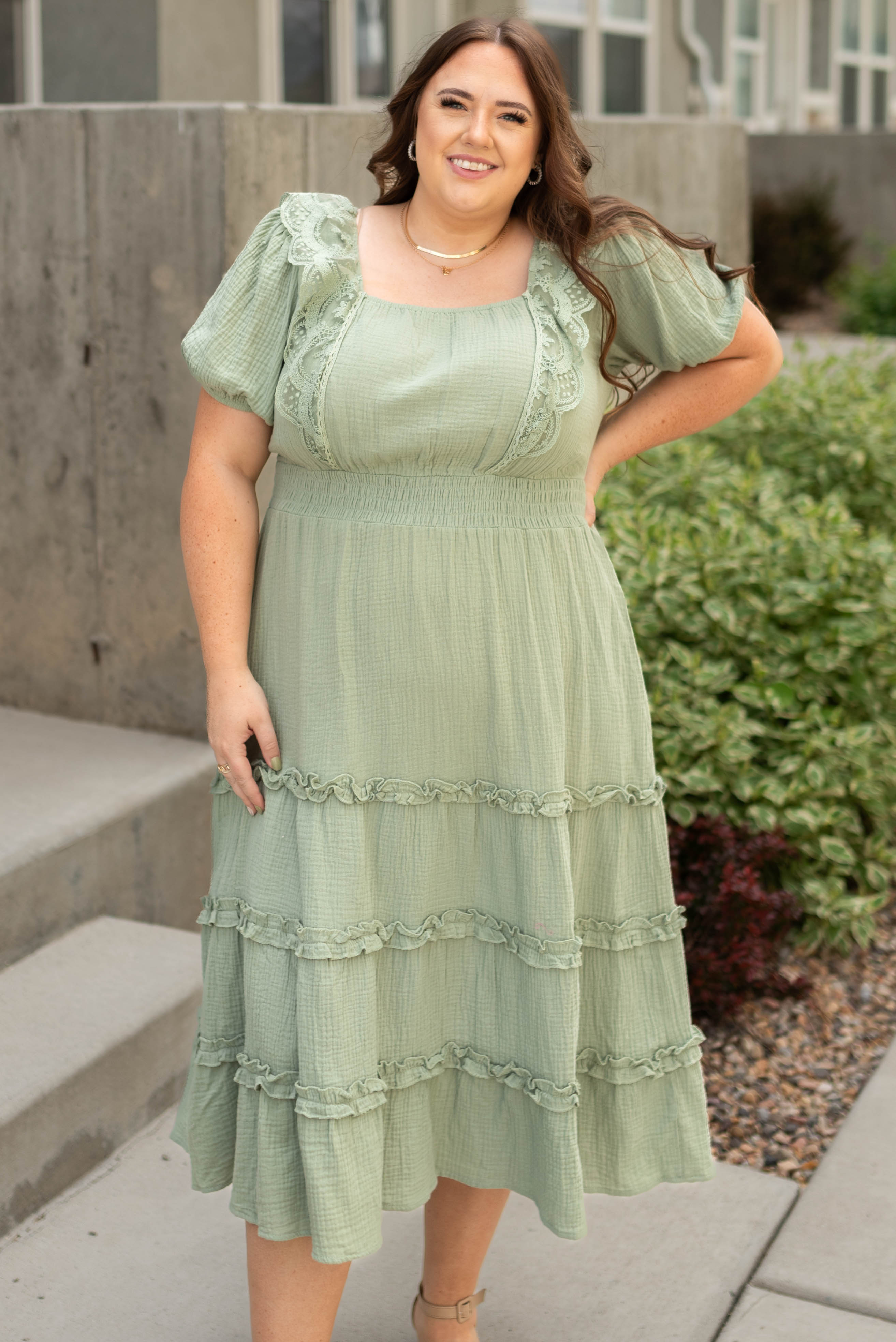 Felicity Sage Dress