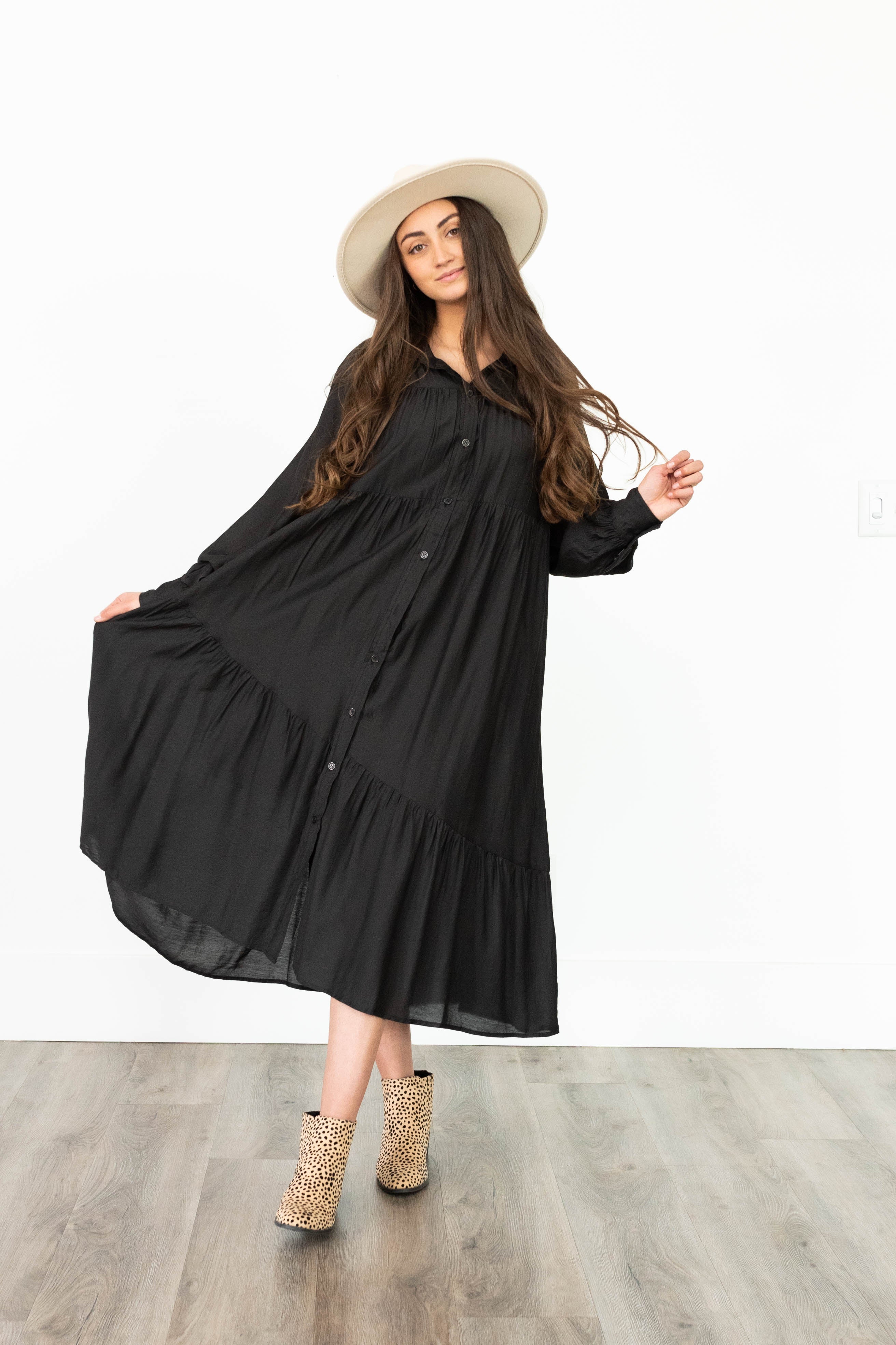 Fenna Black Dress