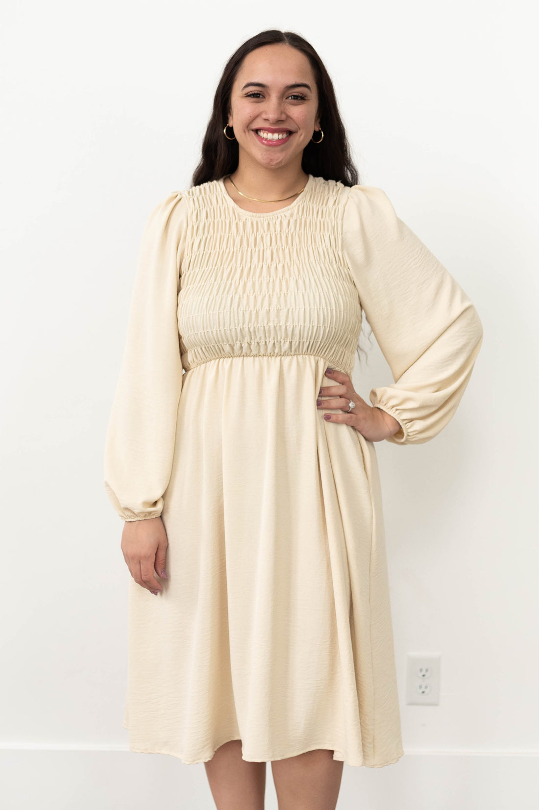 Breesa Cream Dress