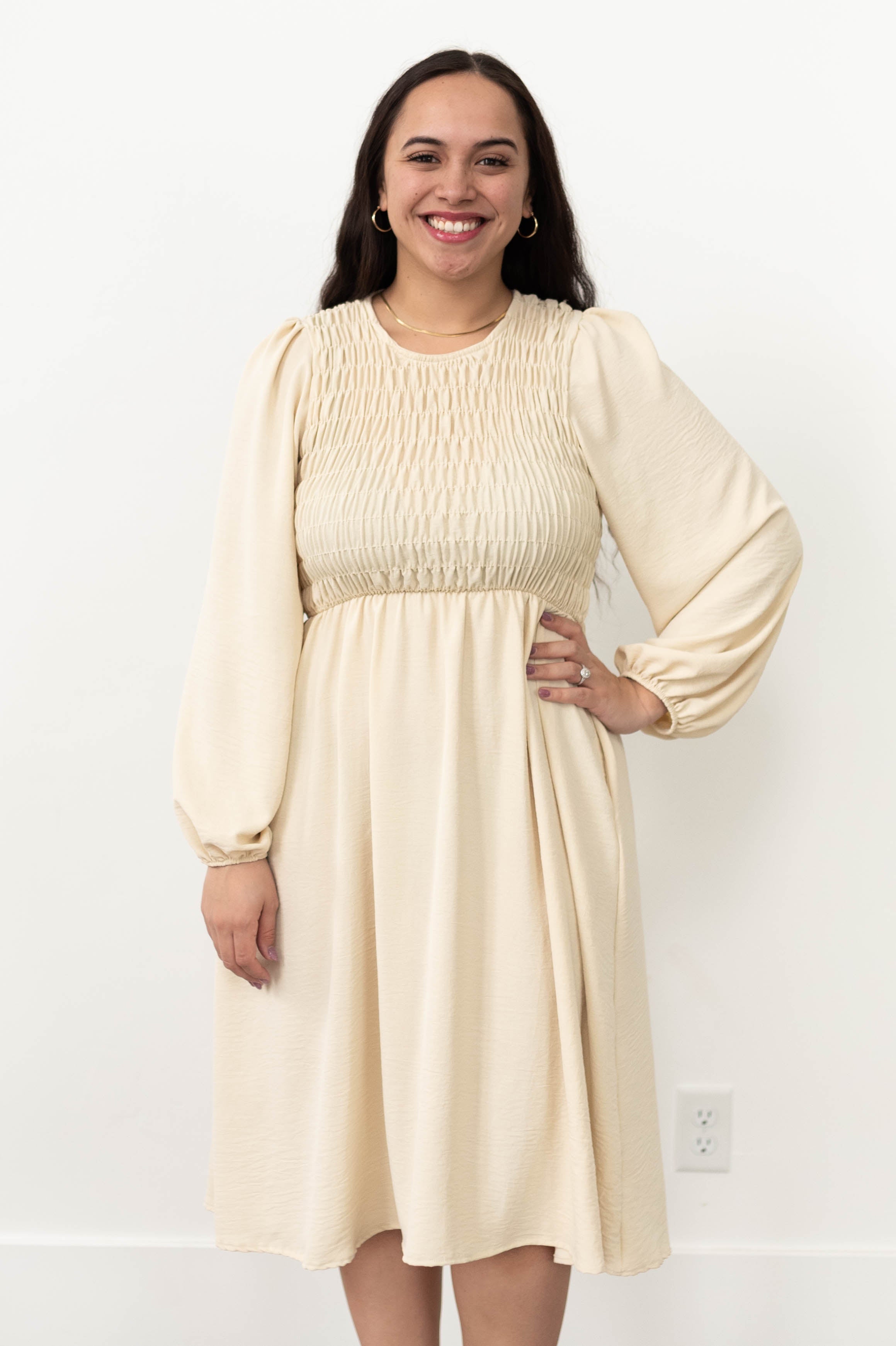 Breesa Cream Dress