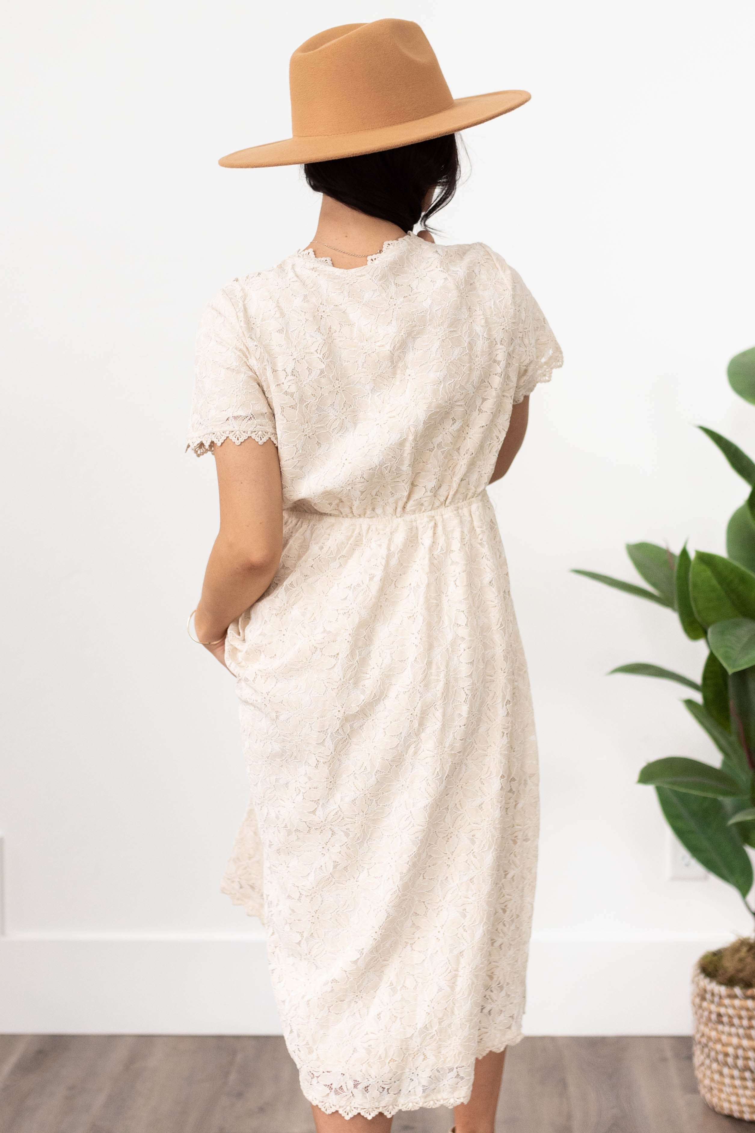 Fleur Cream Lace Dress