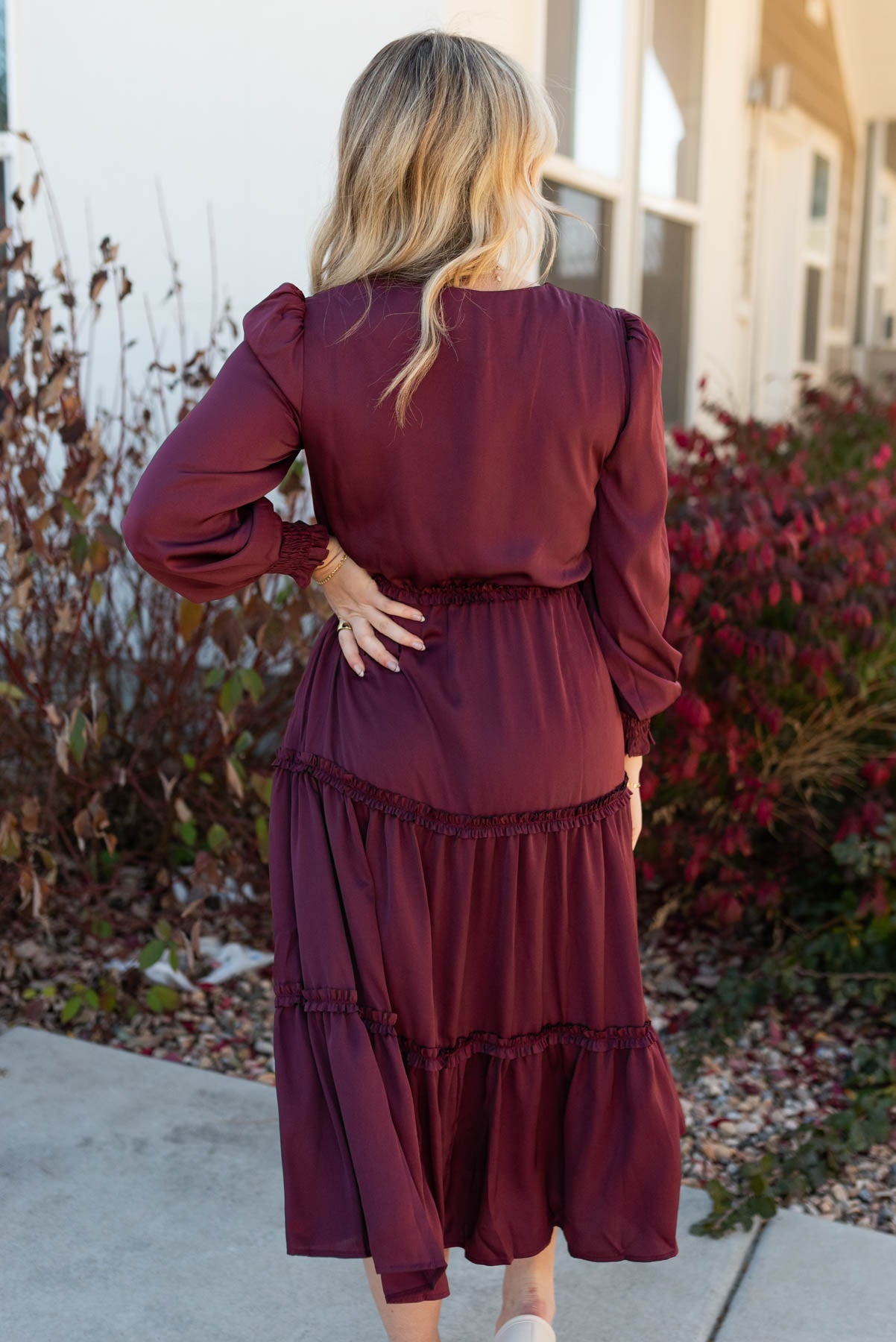 Florence Plum Dress