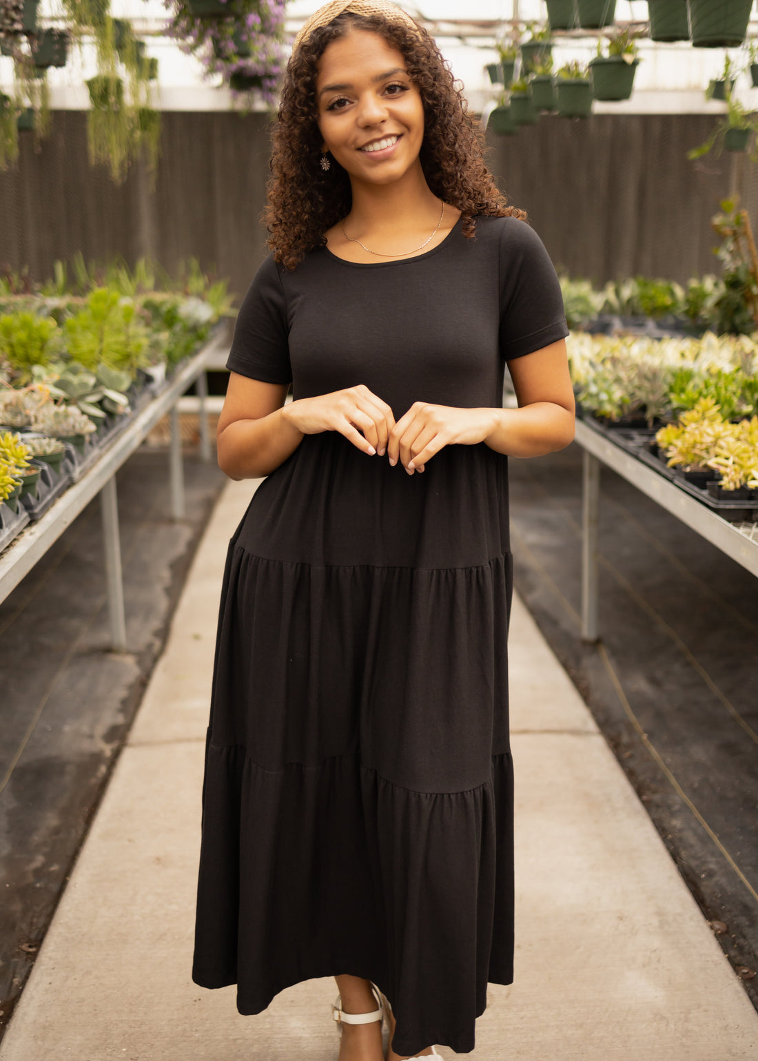 Free Spirit Black Tiered Dress
