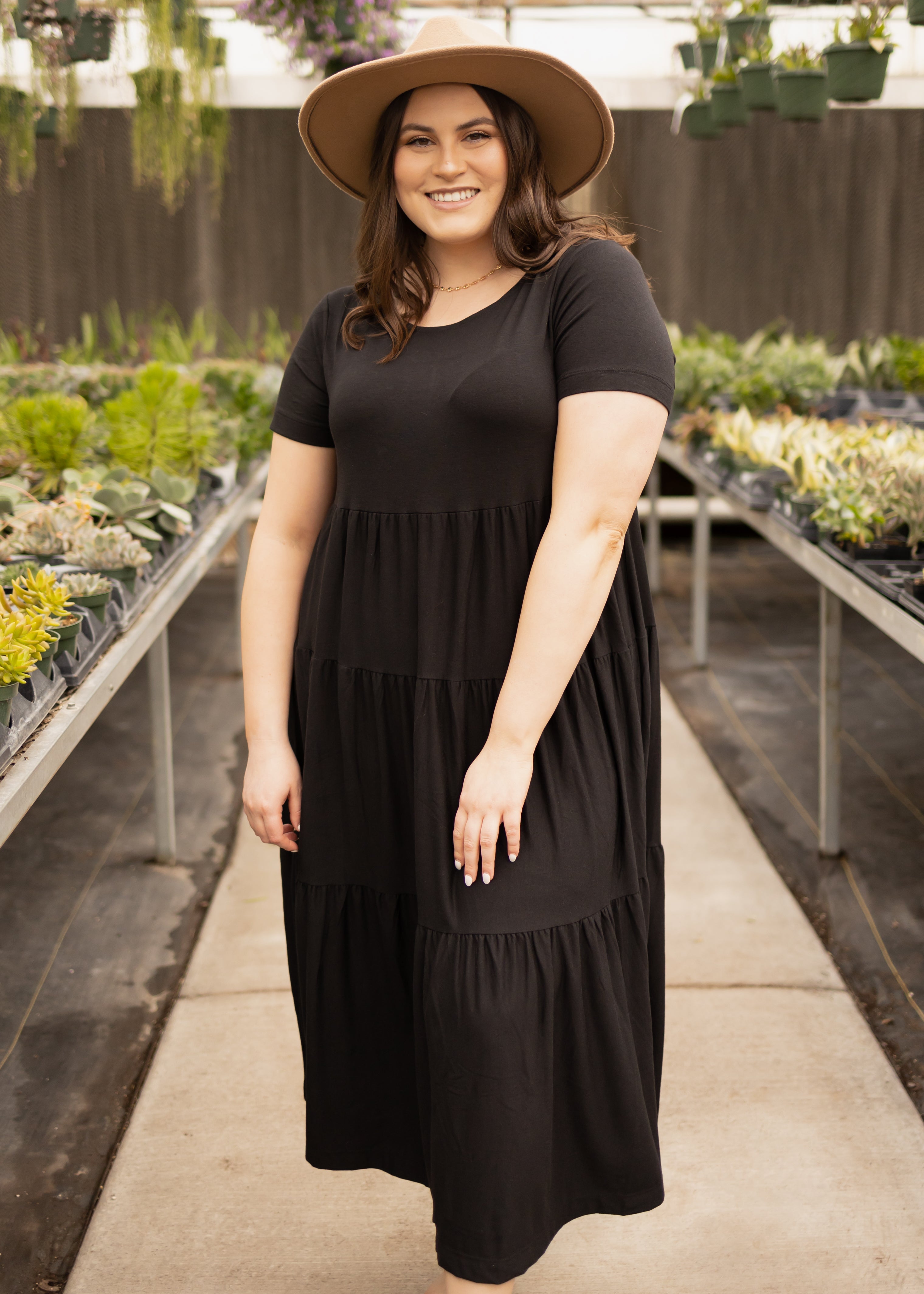 Free Spirit Black Tiered Dress