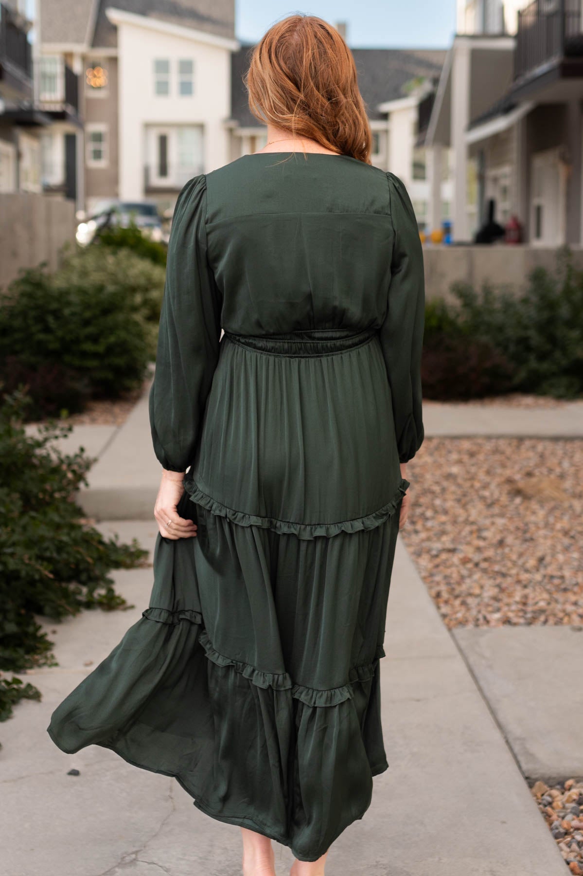 Fresno Hunter Green Dress