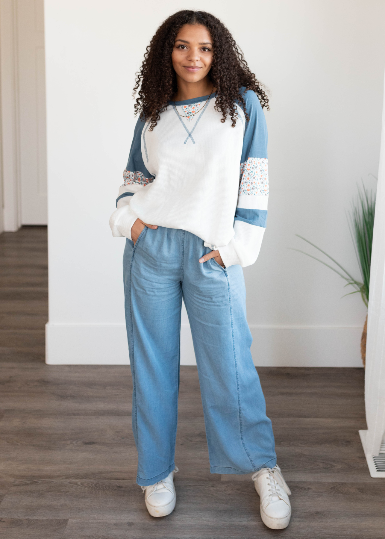 Freya Denim Linen Pants