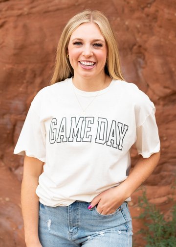 Game Day Cream Tee