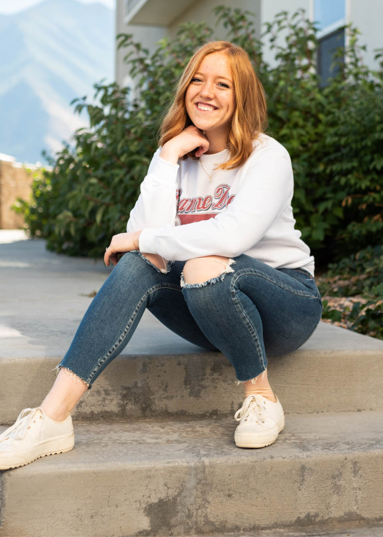 Game Day White Sweatshirt