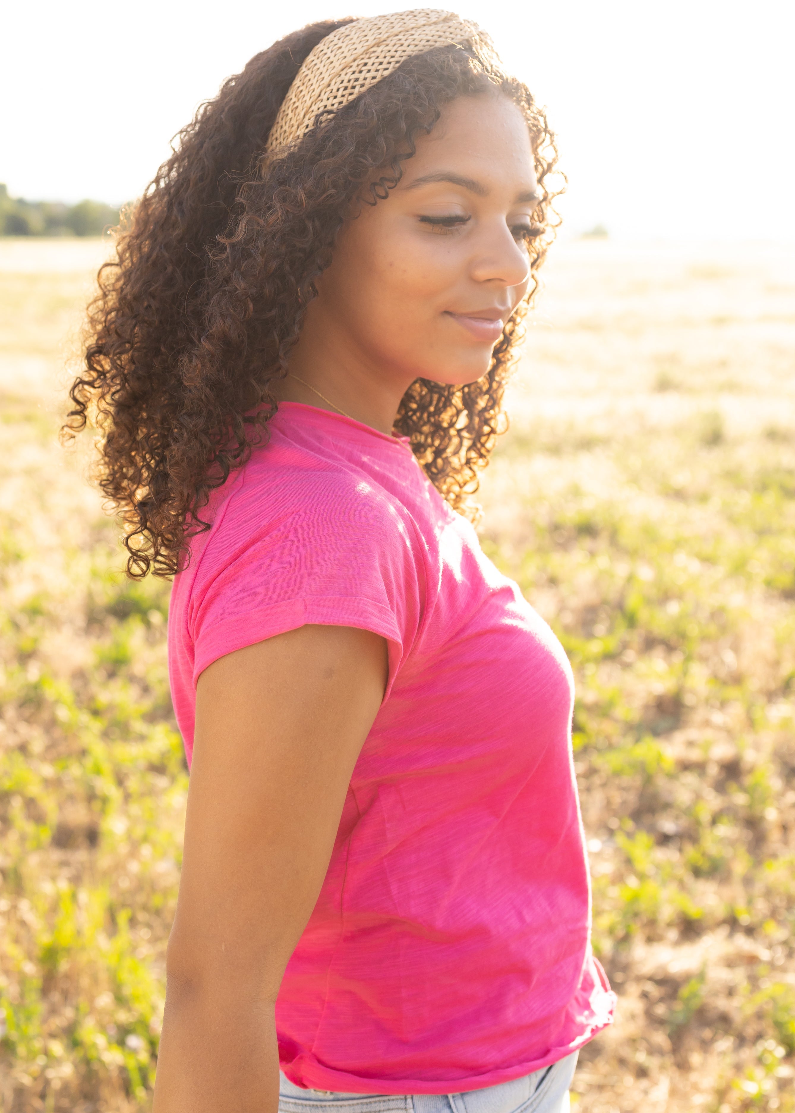 Geneva Hot Magenta Top