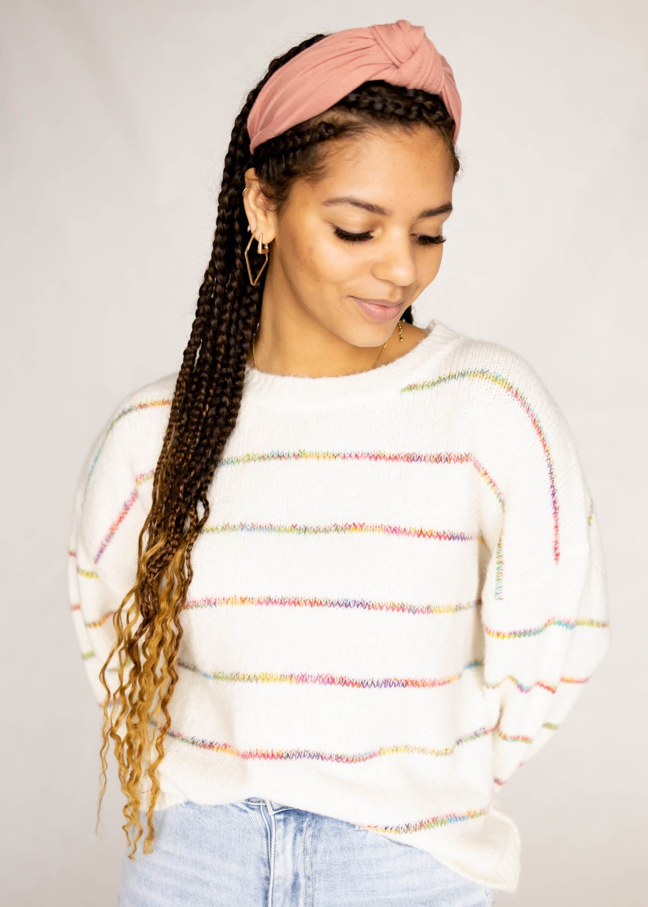 Genevieve Ivory Sweater