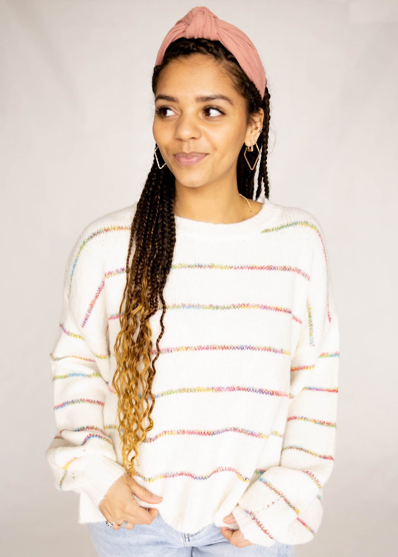 Genevieve Ivory Sweater