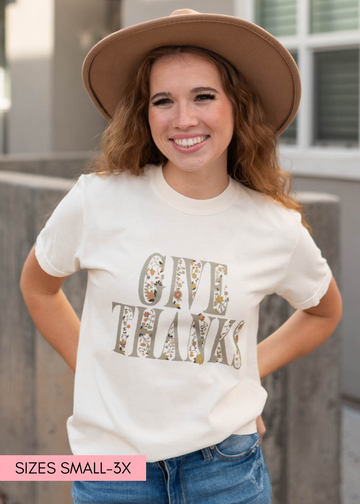 Give Thanks Cream T-shirt