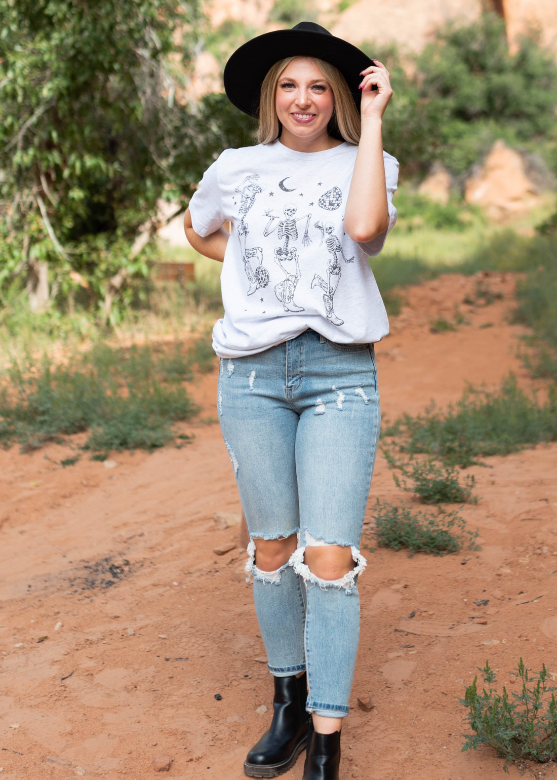 Graveyard Boogie Grey Tee