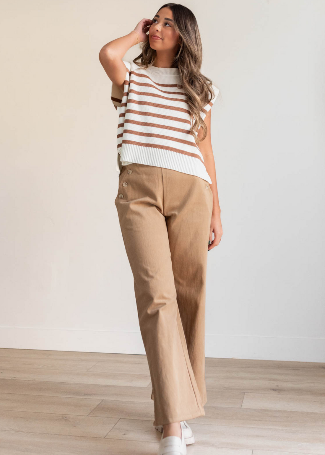 Gretchen Tan Wide Leg Pants