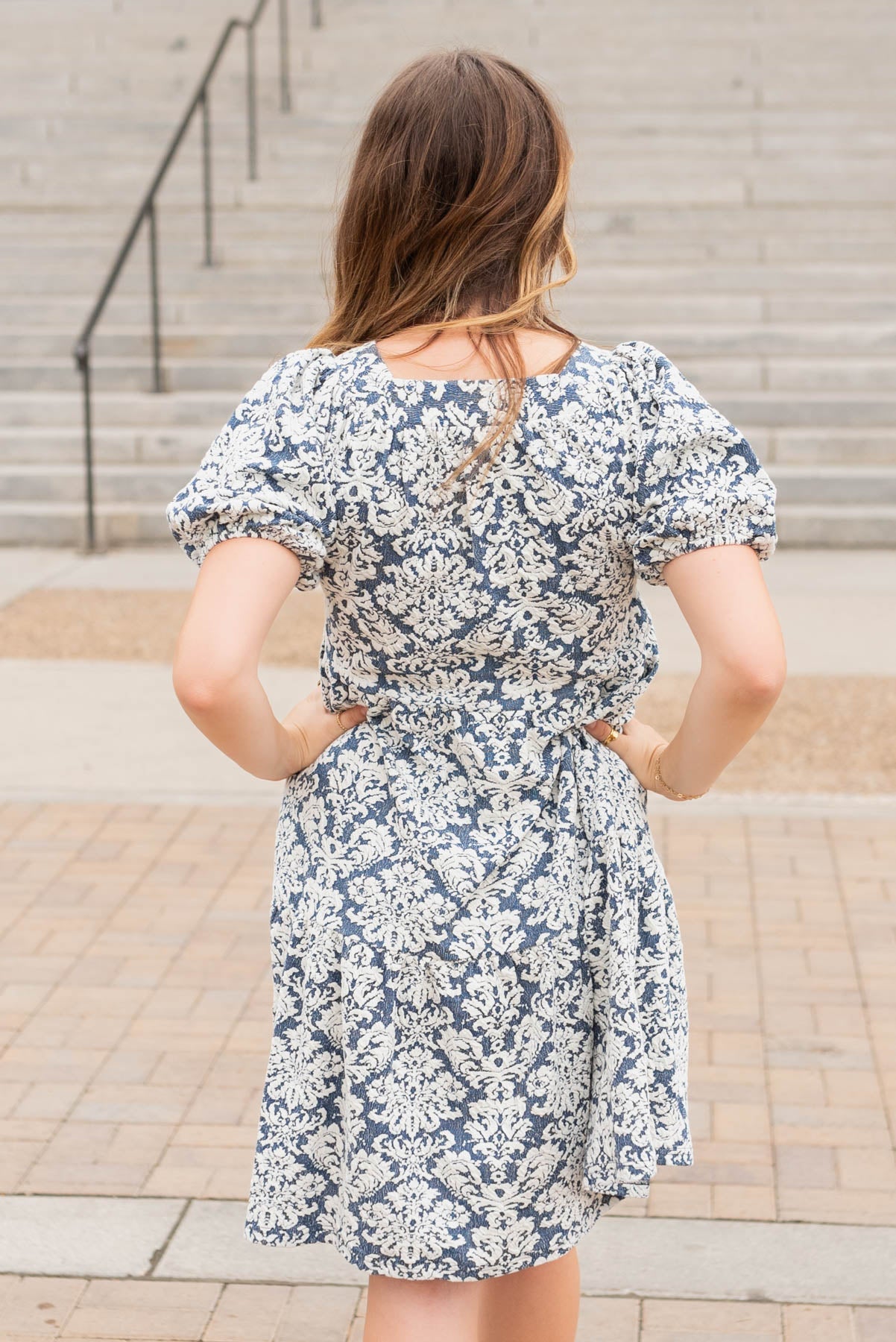 Hadlee Navy Multi Floral Dress