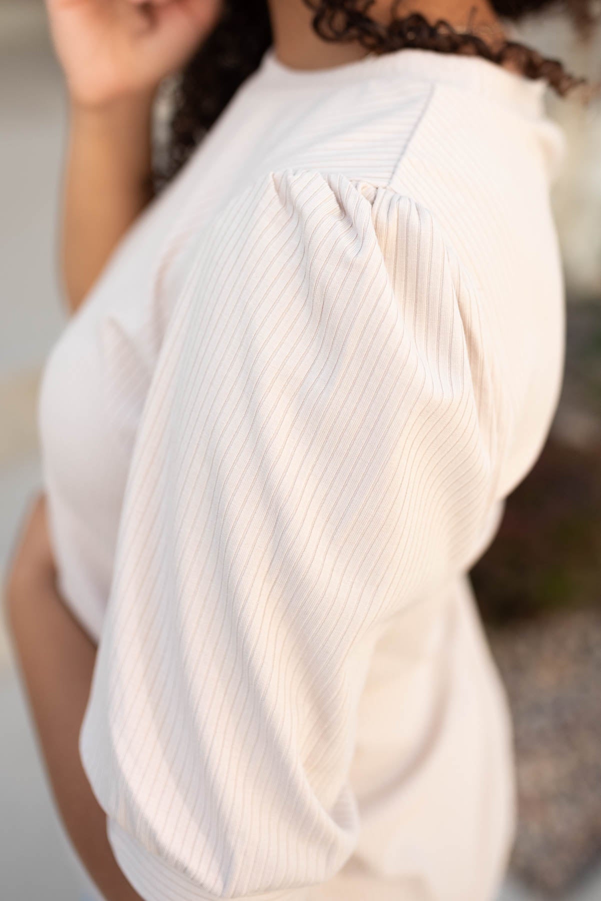 Hailee Basic Oatmeal Top