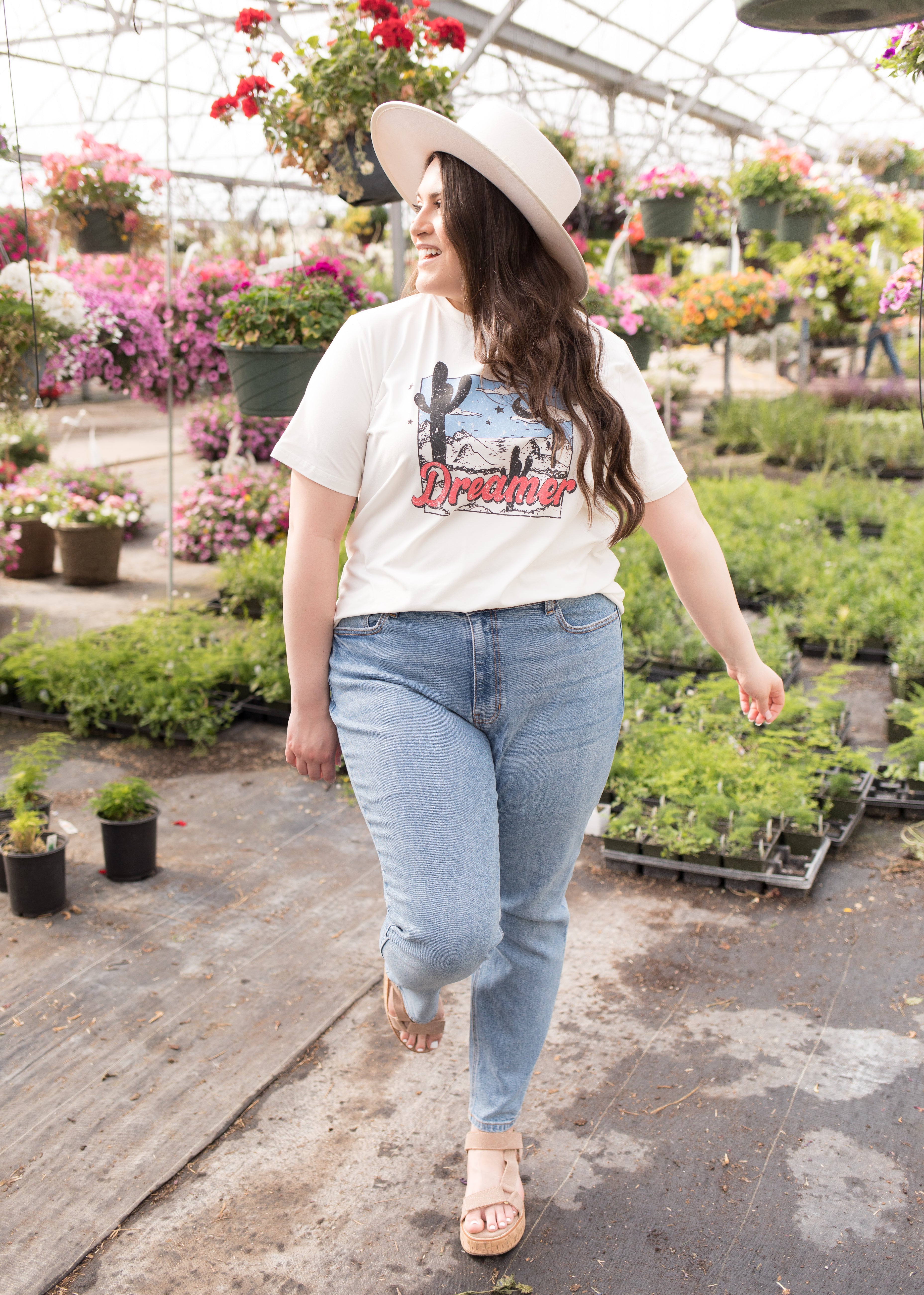 Hailey Medium Denim High Rise Jeans