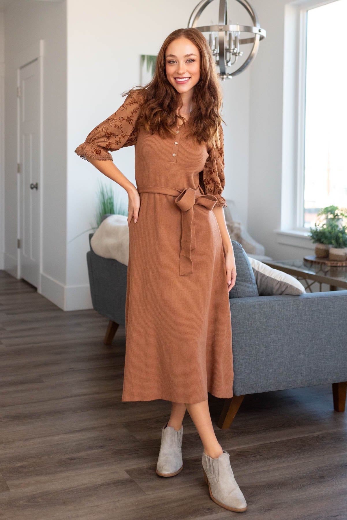 Haleigh Brown Dress