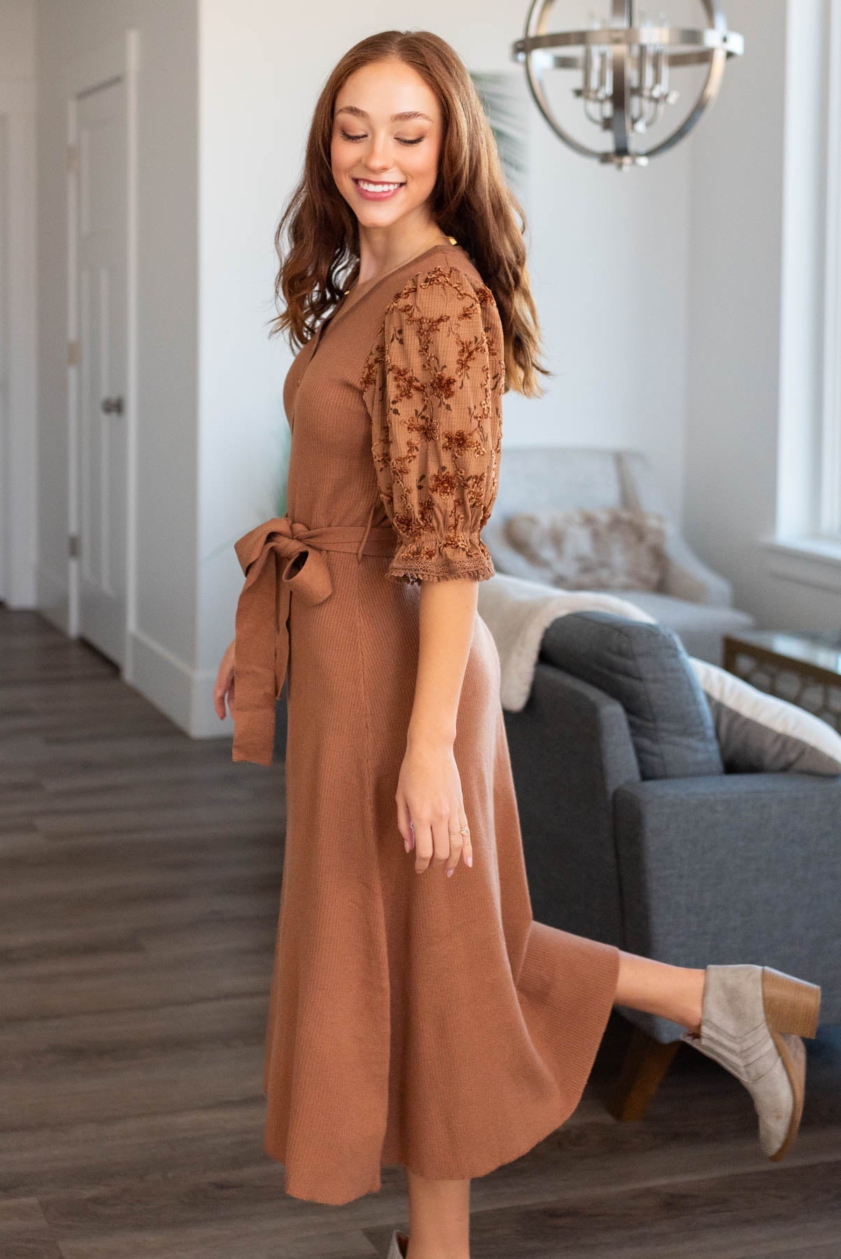 Haleigh Brown Dress