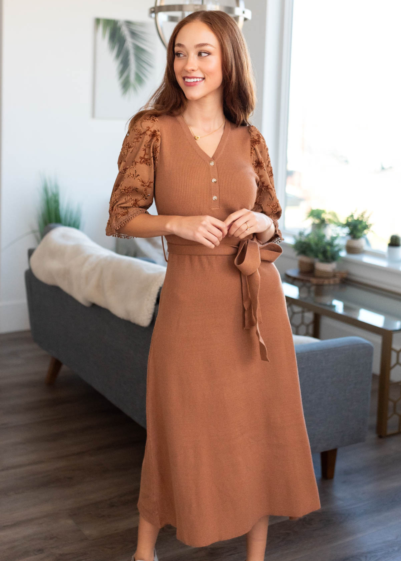 Haleigh Brown Dress
