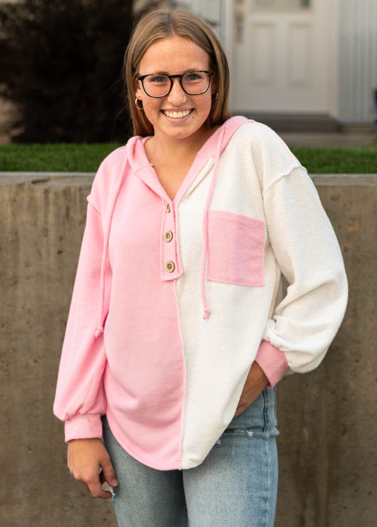 Halia Pink Hoodie