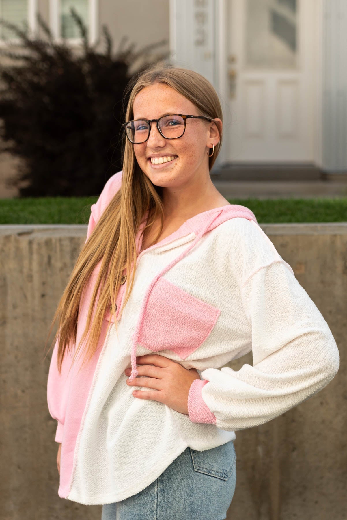 Halia Pink Hoodie