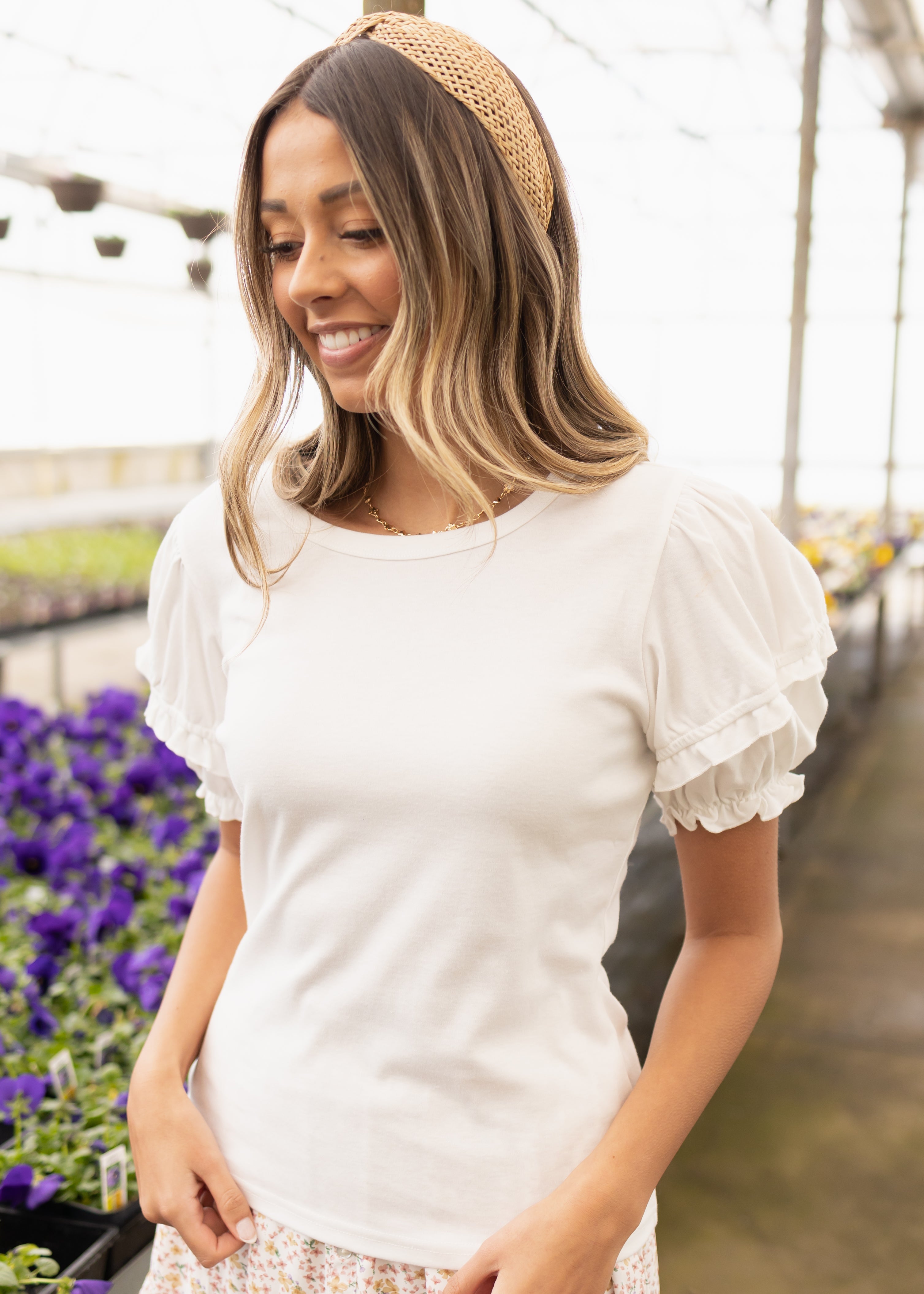Hallie White Top
