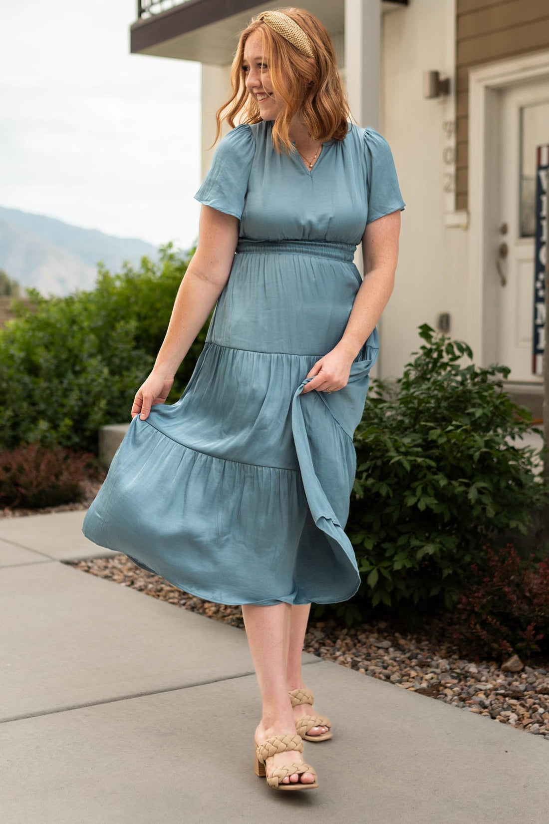 Halsey Light Teal Dress