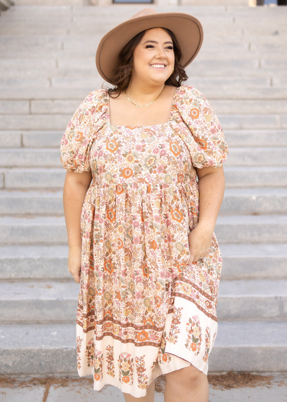 Hannah Taupe Dress