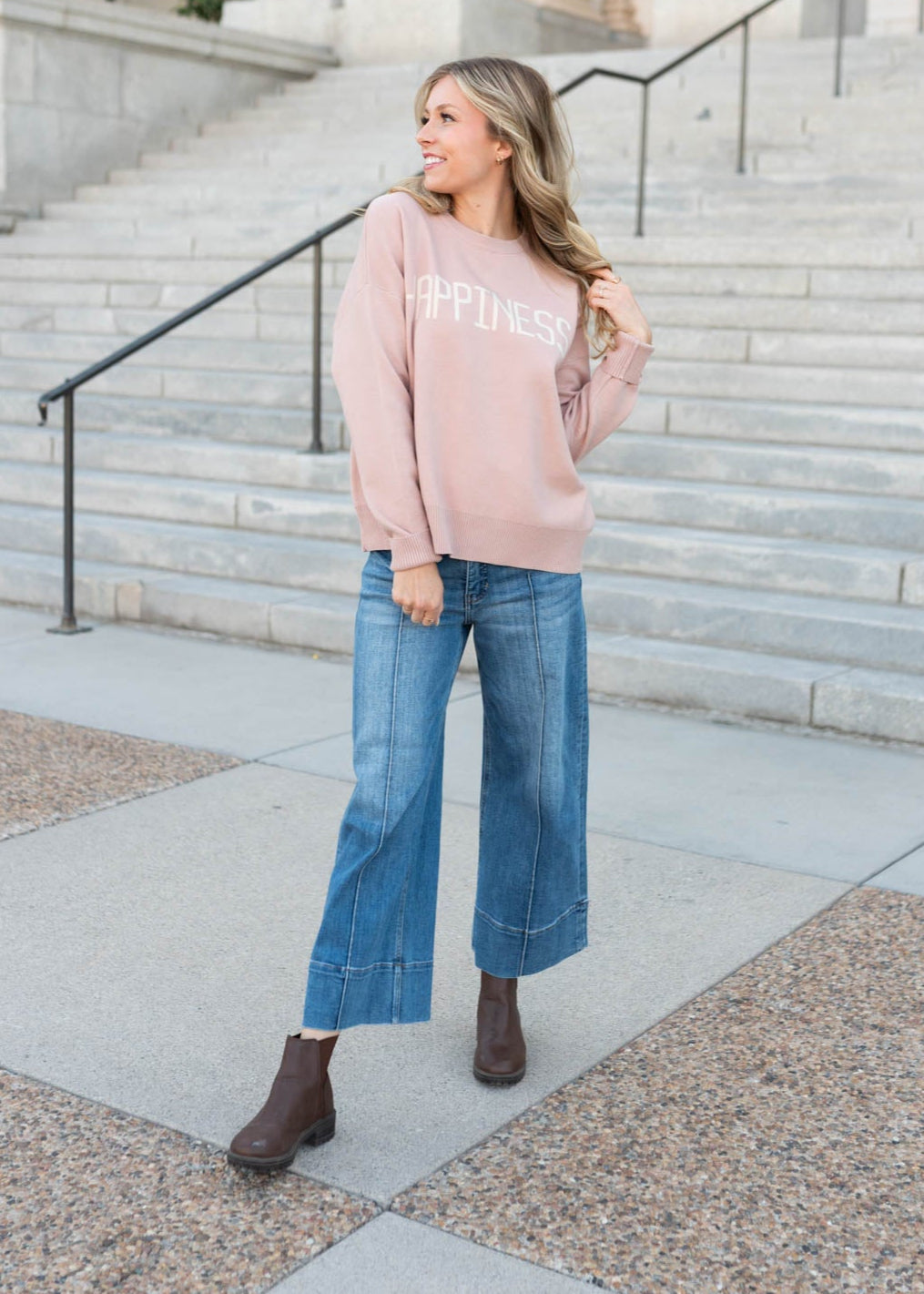 Happiness Blush Sweater