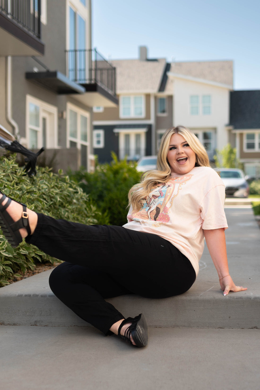 Harper Black Joggers