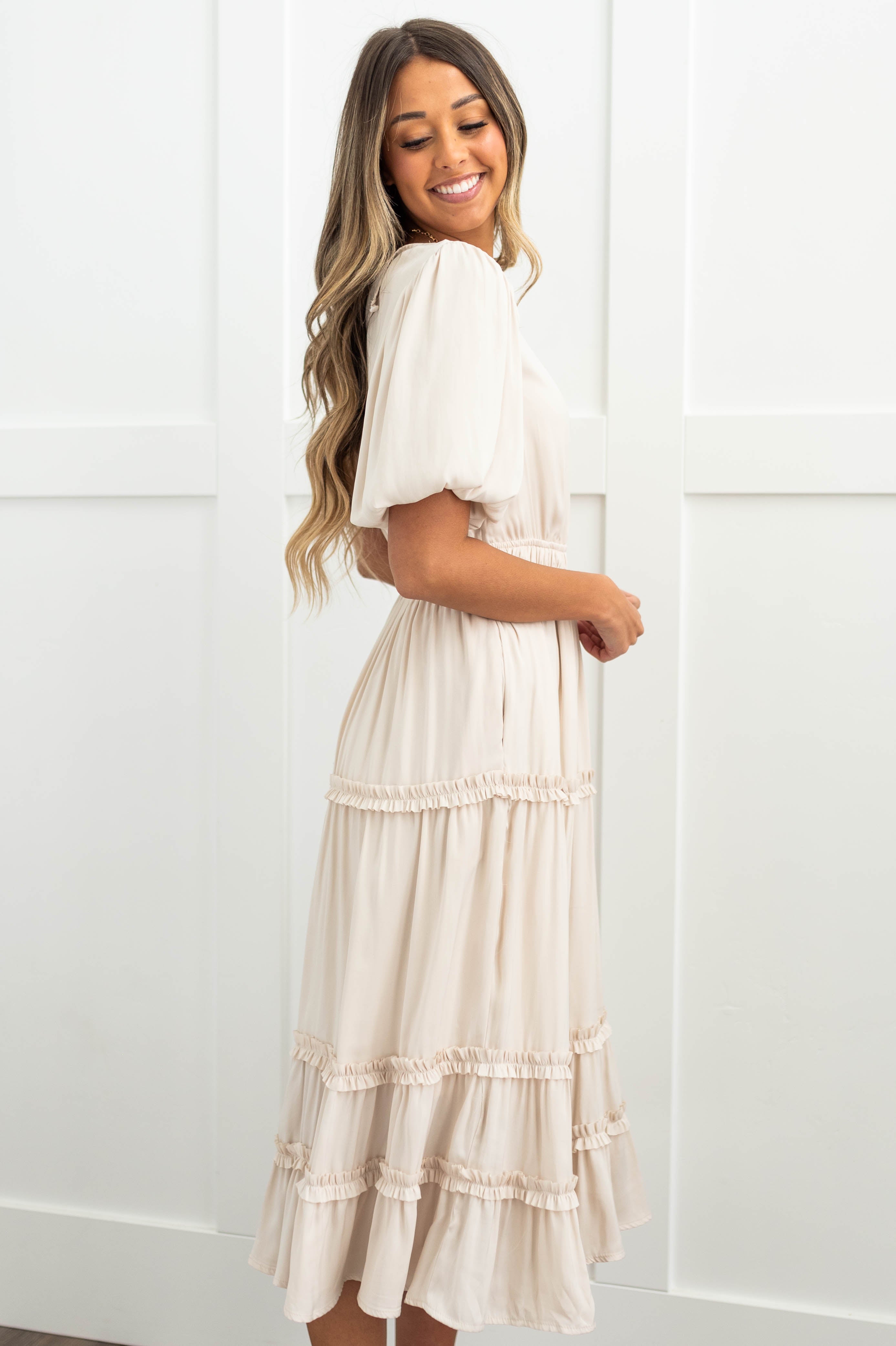 Hartley Cream Dress