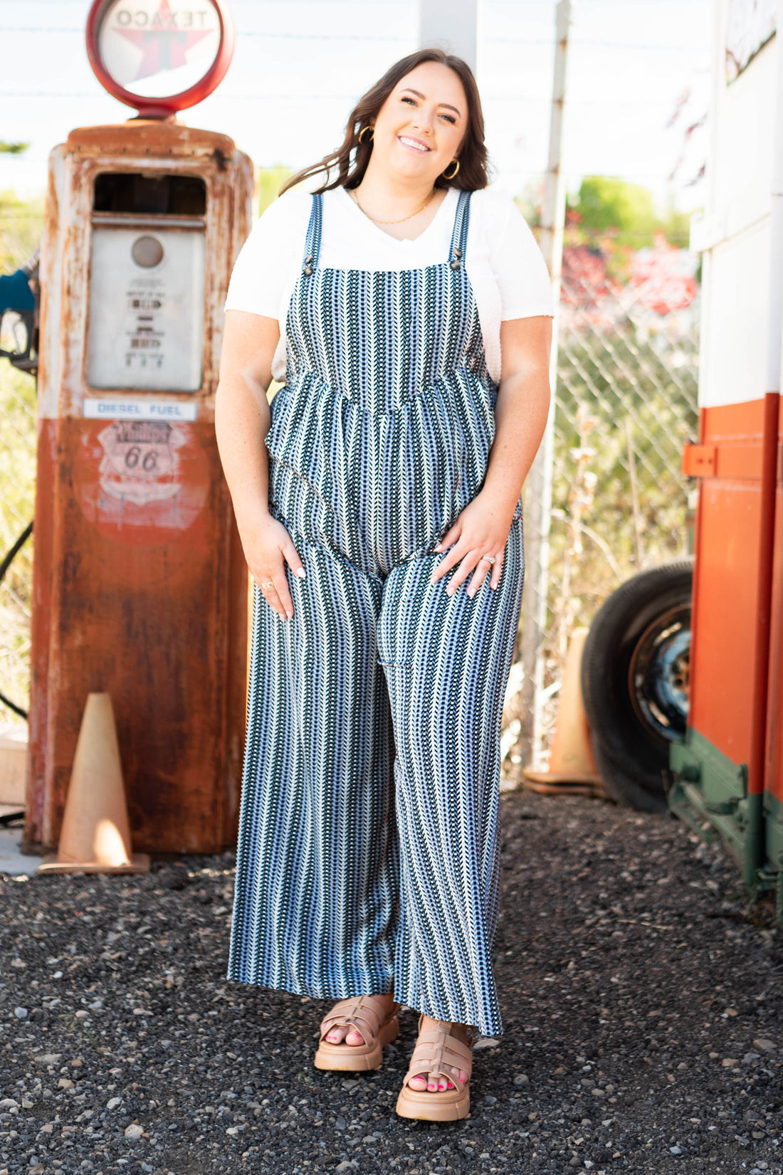 Heidi Midnight Blue Jumpsuit