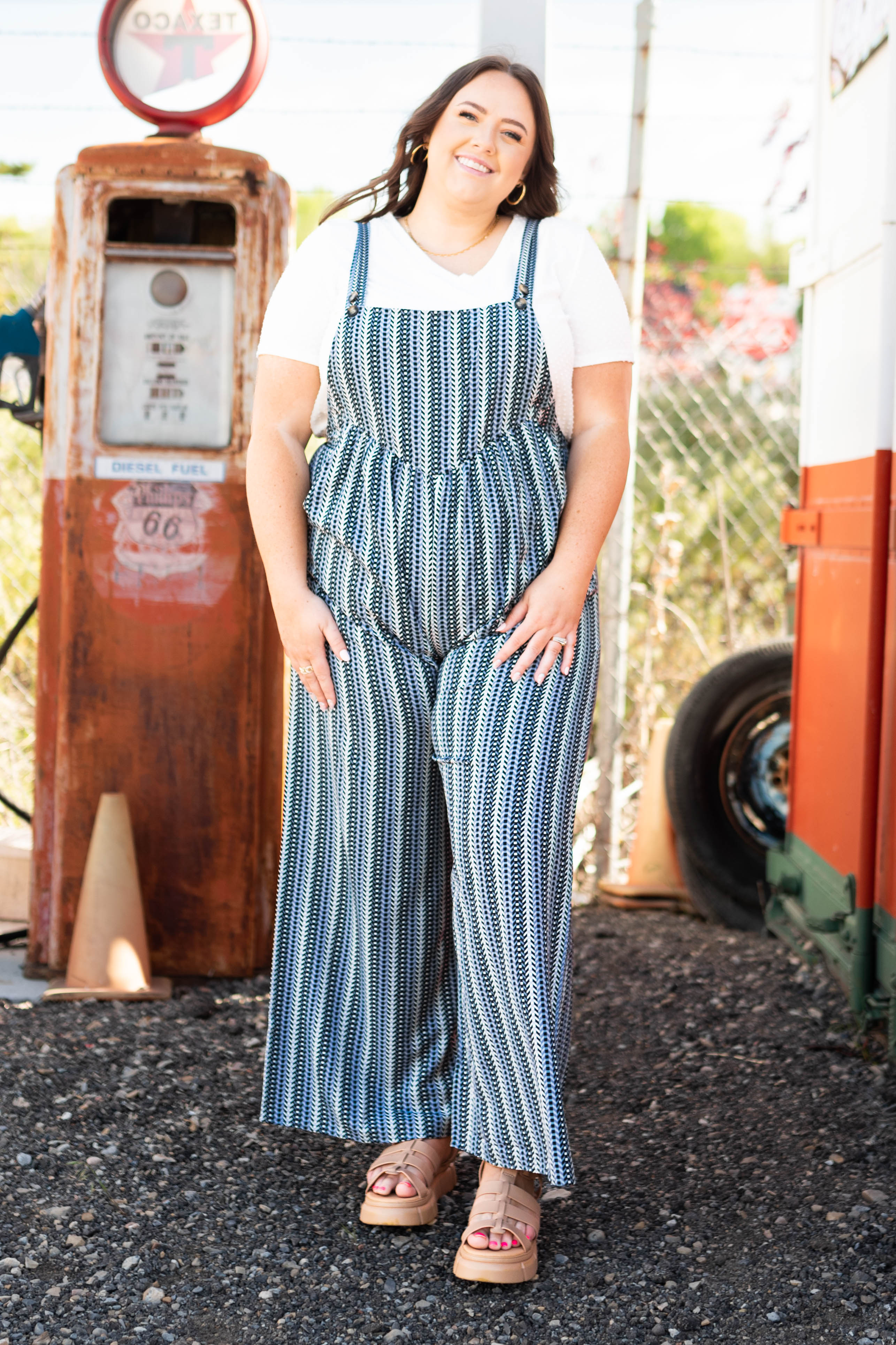 Heidi Midnight Blue Jumpsuit