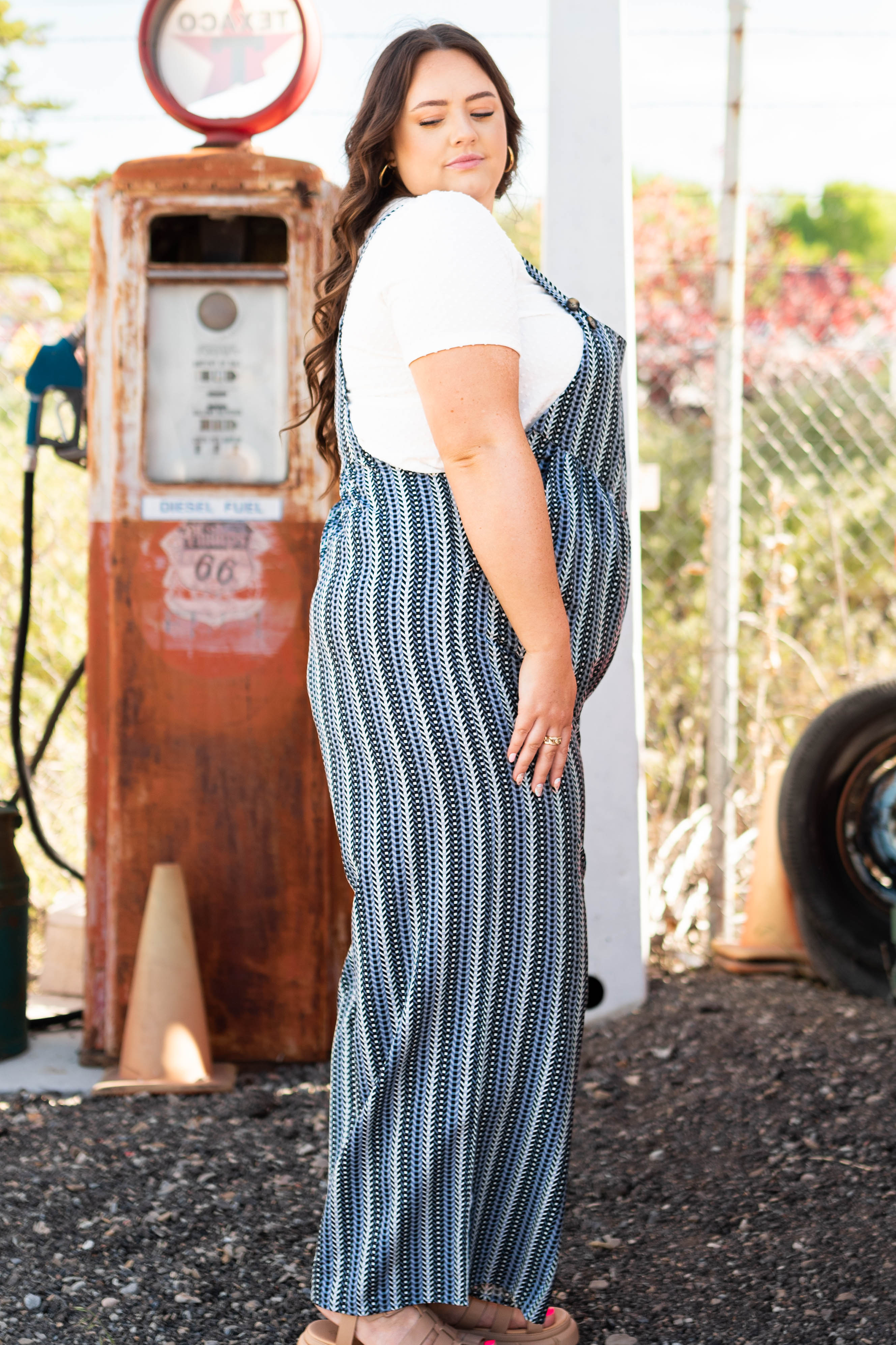 Heidi Midnight Blue Jumpsuit