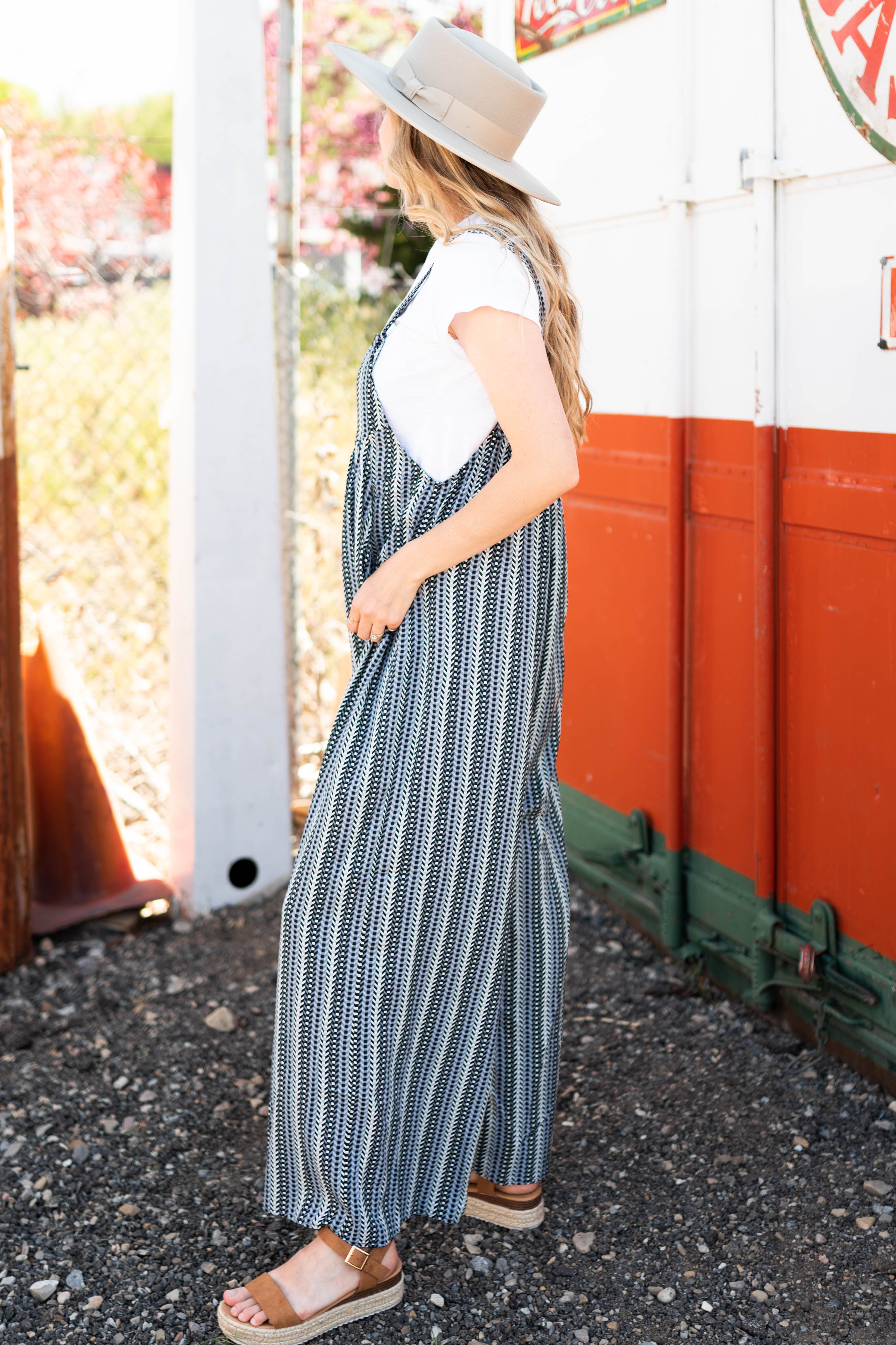 Heidi Midnight Blue Jumpsuit