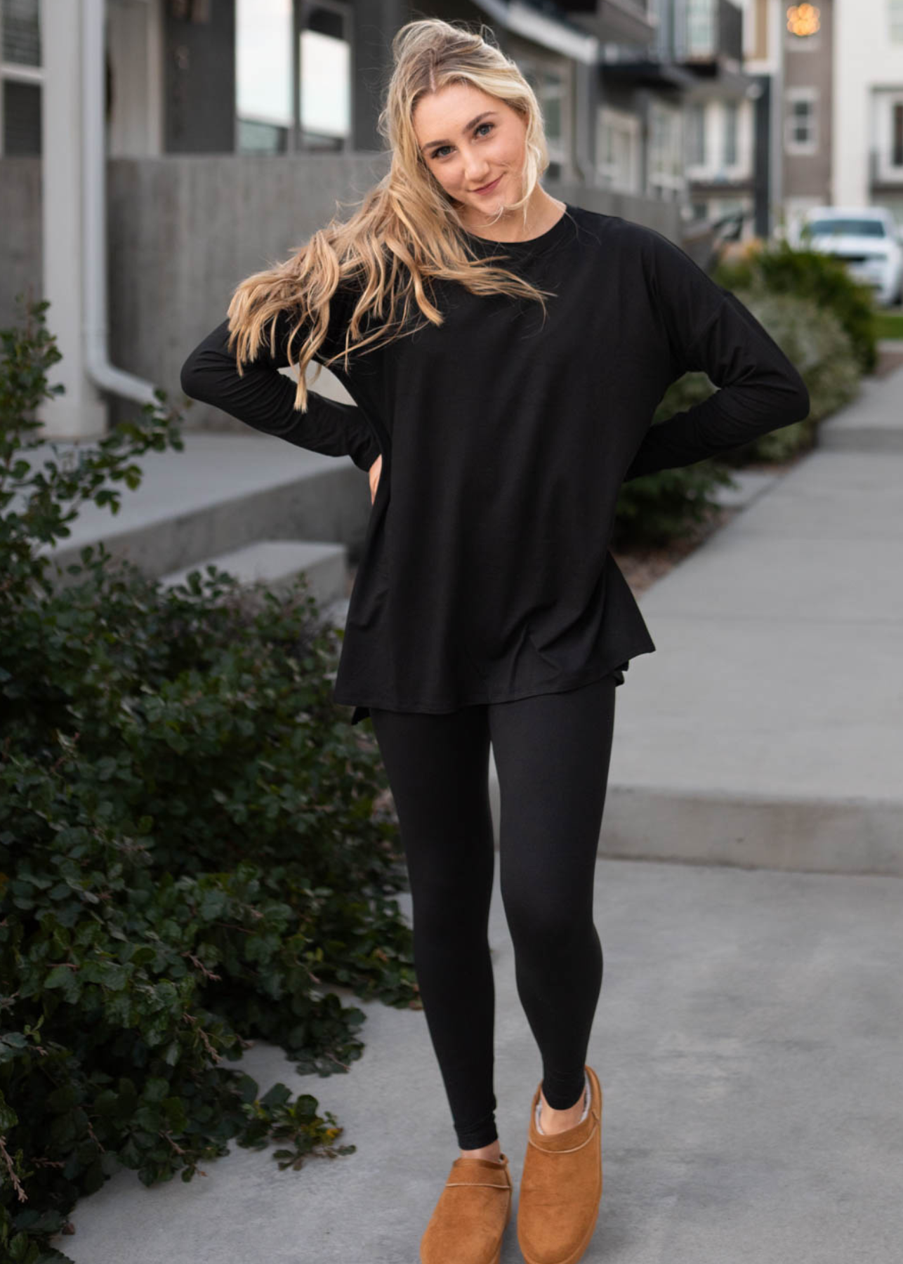 Hollie Black Loungewear Set