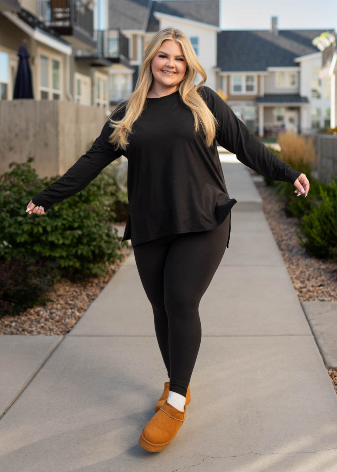 Hollie Black Loungewear Set