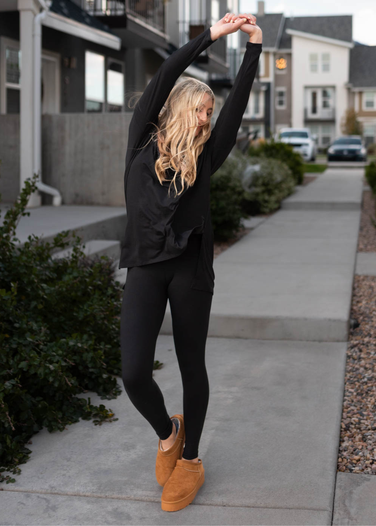 Hollie Black Loungewear Set