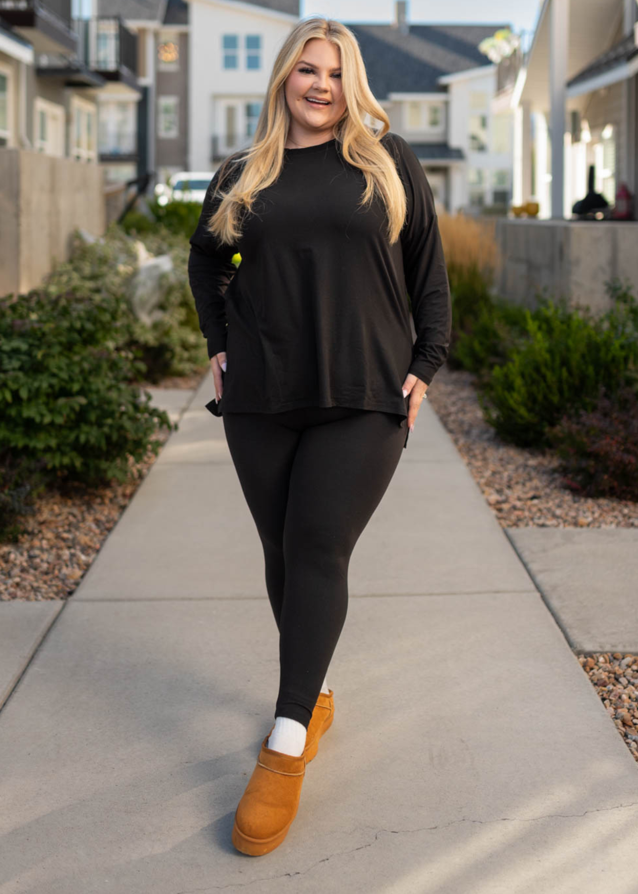 Hollie Black Loungewear Set