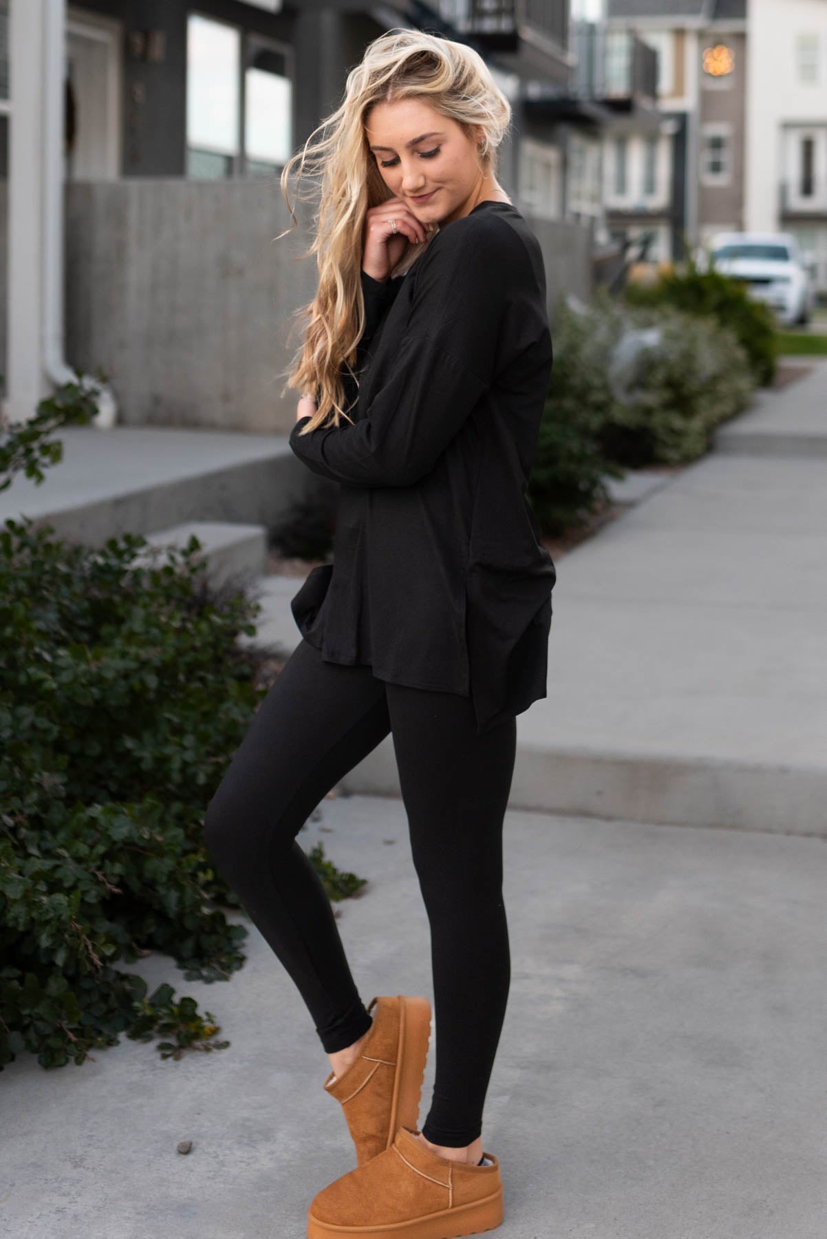 Hollie Black Loungewear Set
