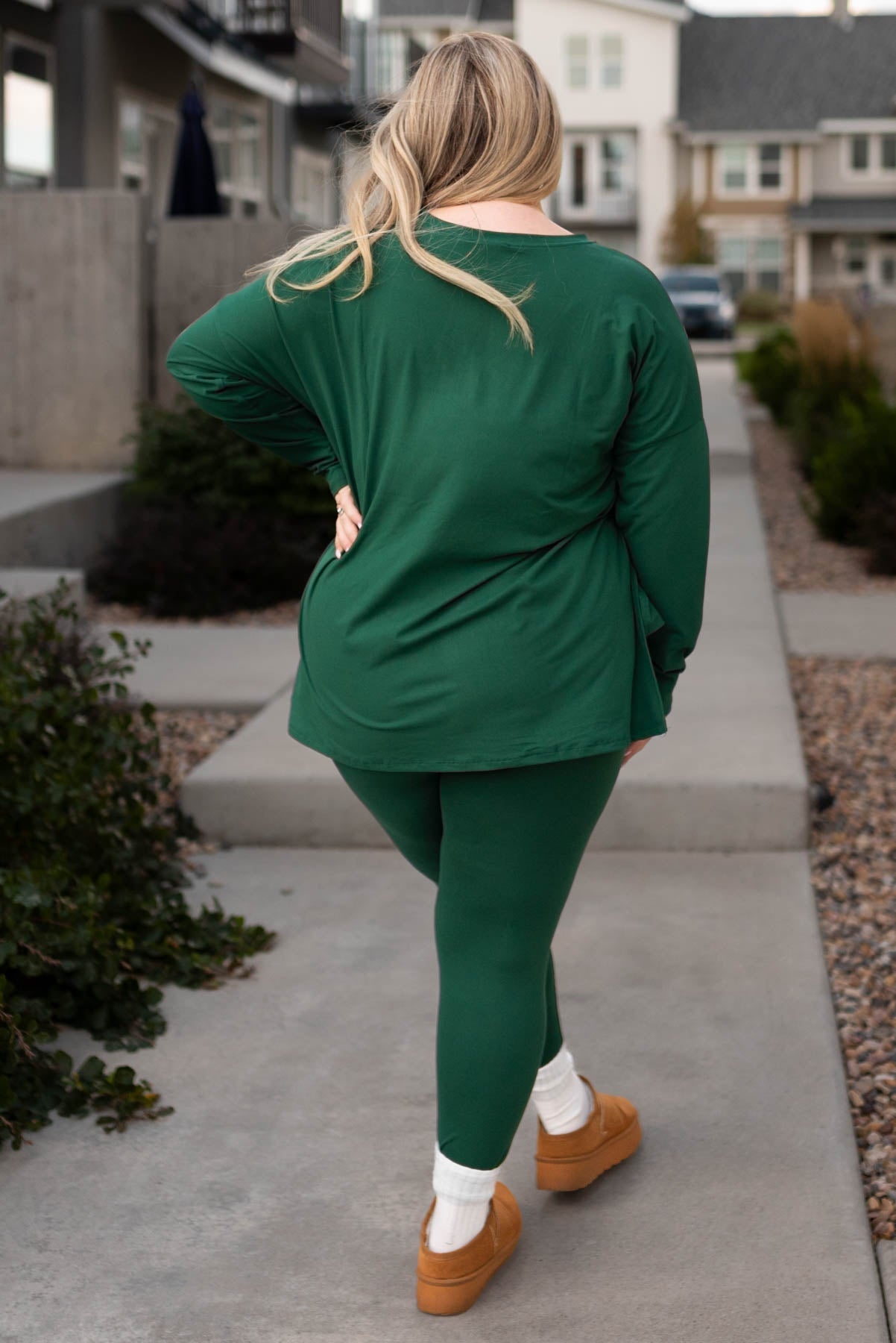 Hollie Dark Green Loungewear Set